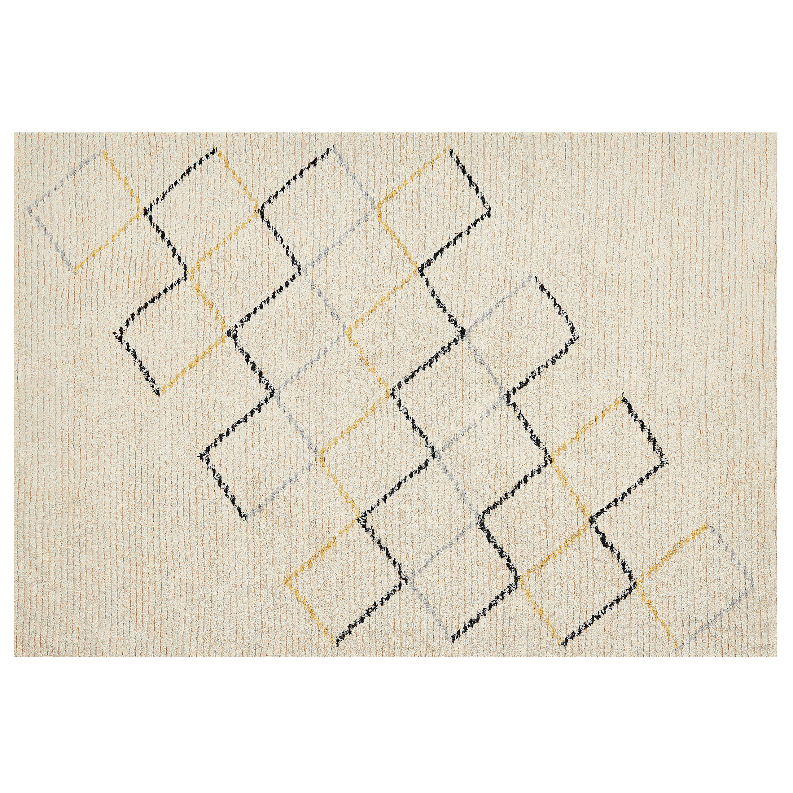 Matta TEZPUR Beige 140 x 200 cm Bomull