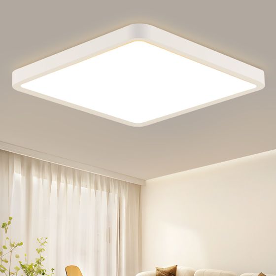 NETTLIFE LED-taklampa, 23 W, sovrumslampa, IP44 varmvit 23 cm Kökslampa fyrkantig Badrumslampa, hall