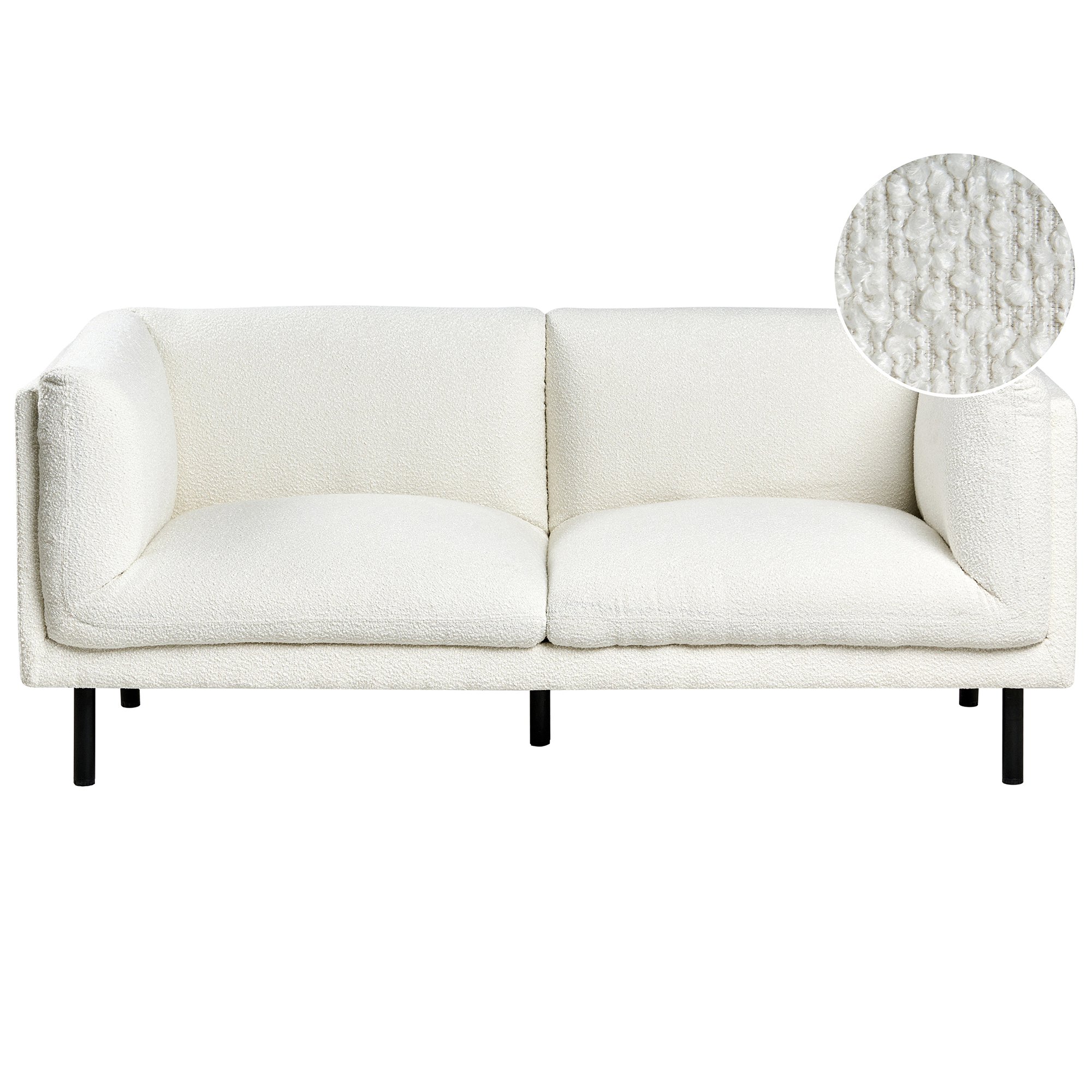 Soffa 2-sits VORGOD Bouclé Off-White