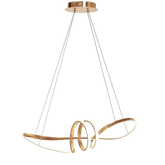 TOOLIGHT hängande taklampa LHJ036-CP LED Guld 28x69x29cm
