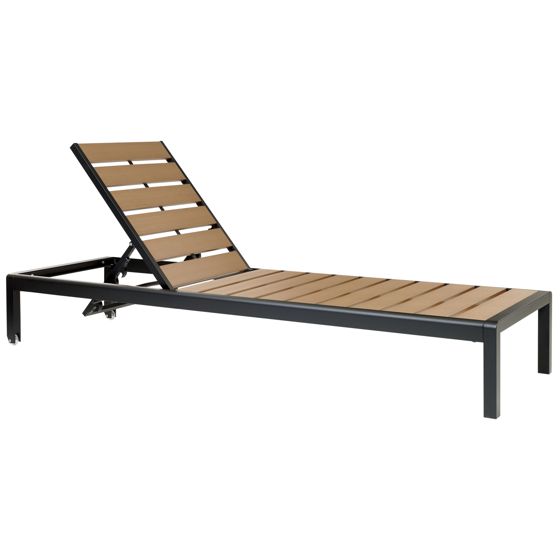 Solstol NARDO Metall Brun/ Svart