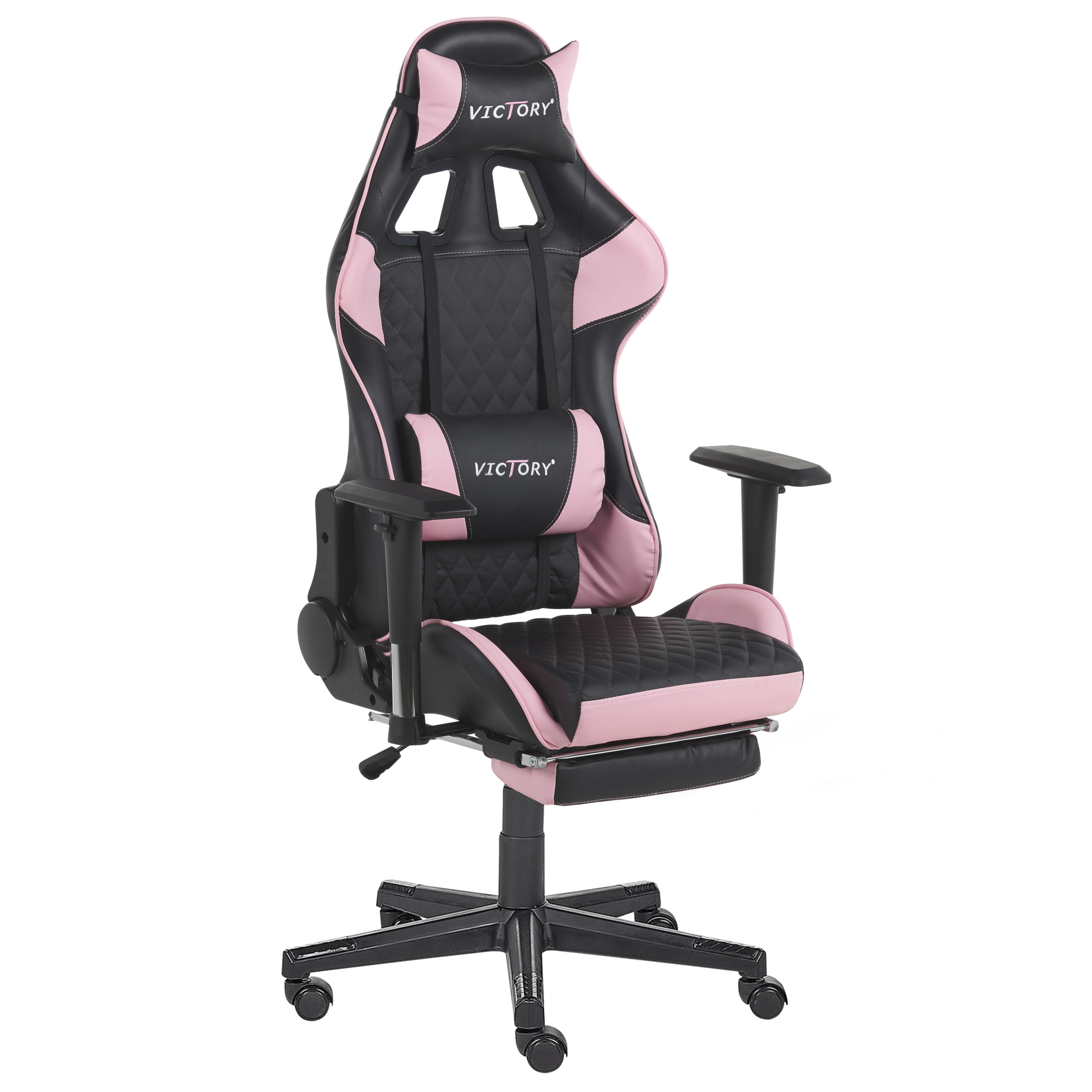Gamingstol VICTORY Konstläder Rosa