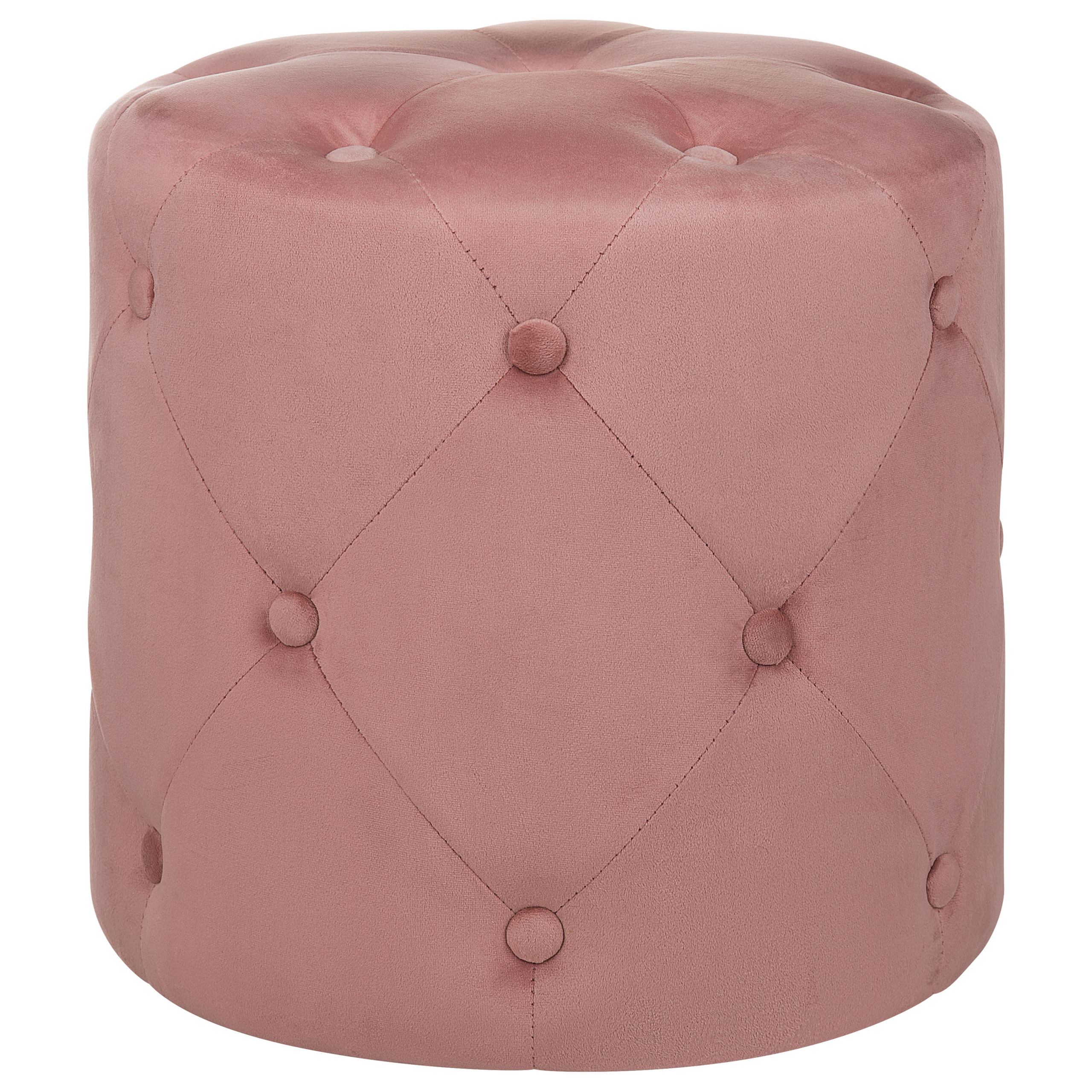 Sittpuff COROLLA Sammet Rosa