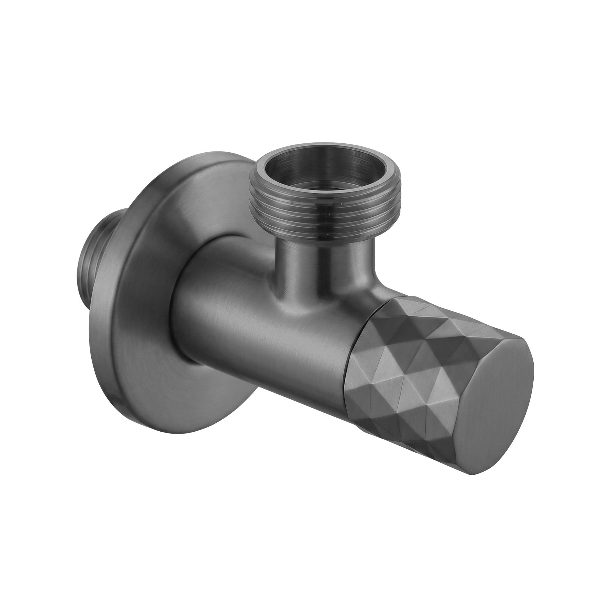 REA vinkelventil Diamond 03 1/2" x 3/4" , Titan, 6,6x5x4,1cm