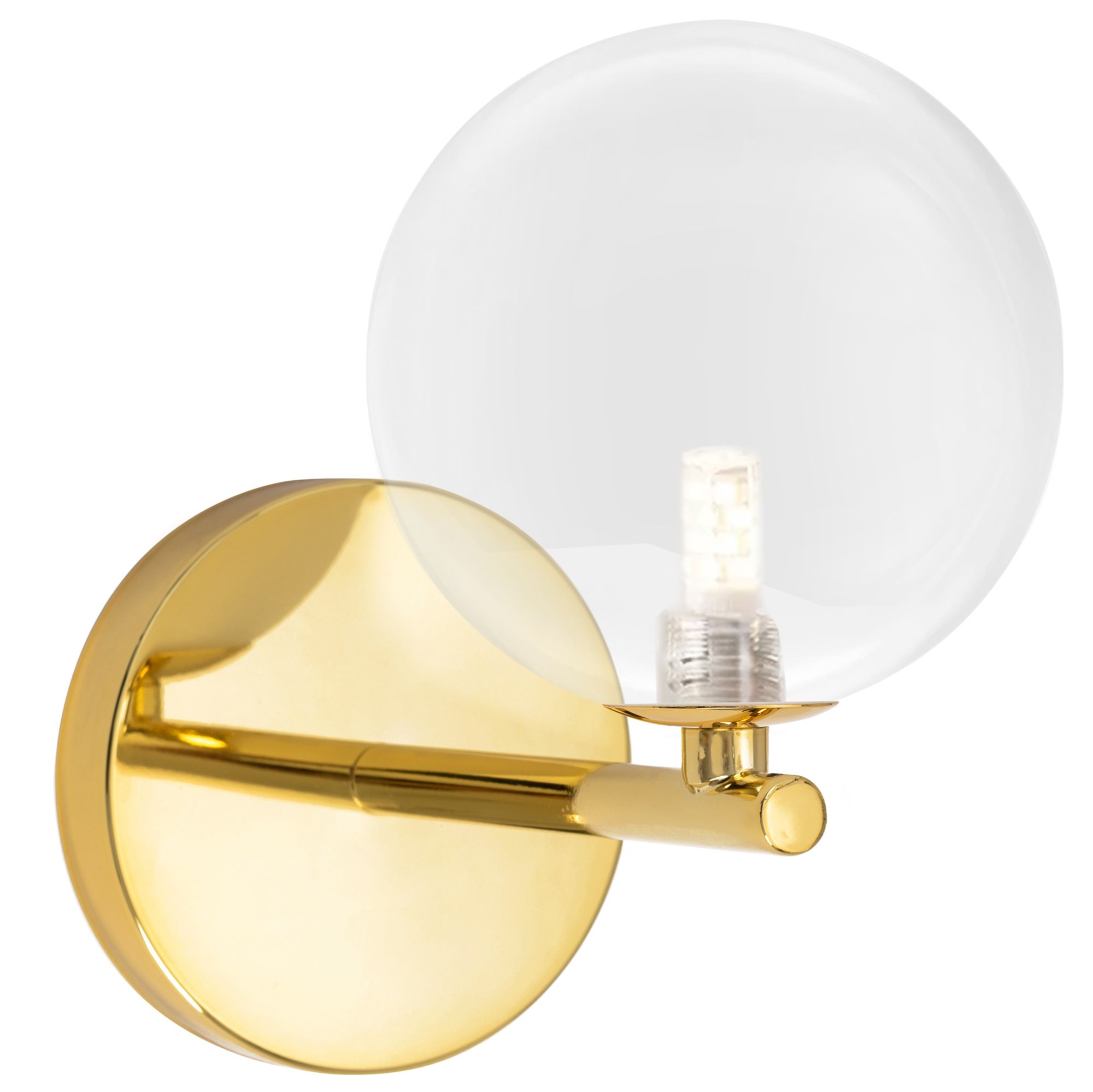 TOOLIGHT vägglampa APP1161-1W Guld 17x10x17cm