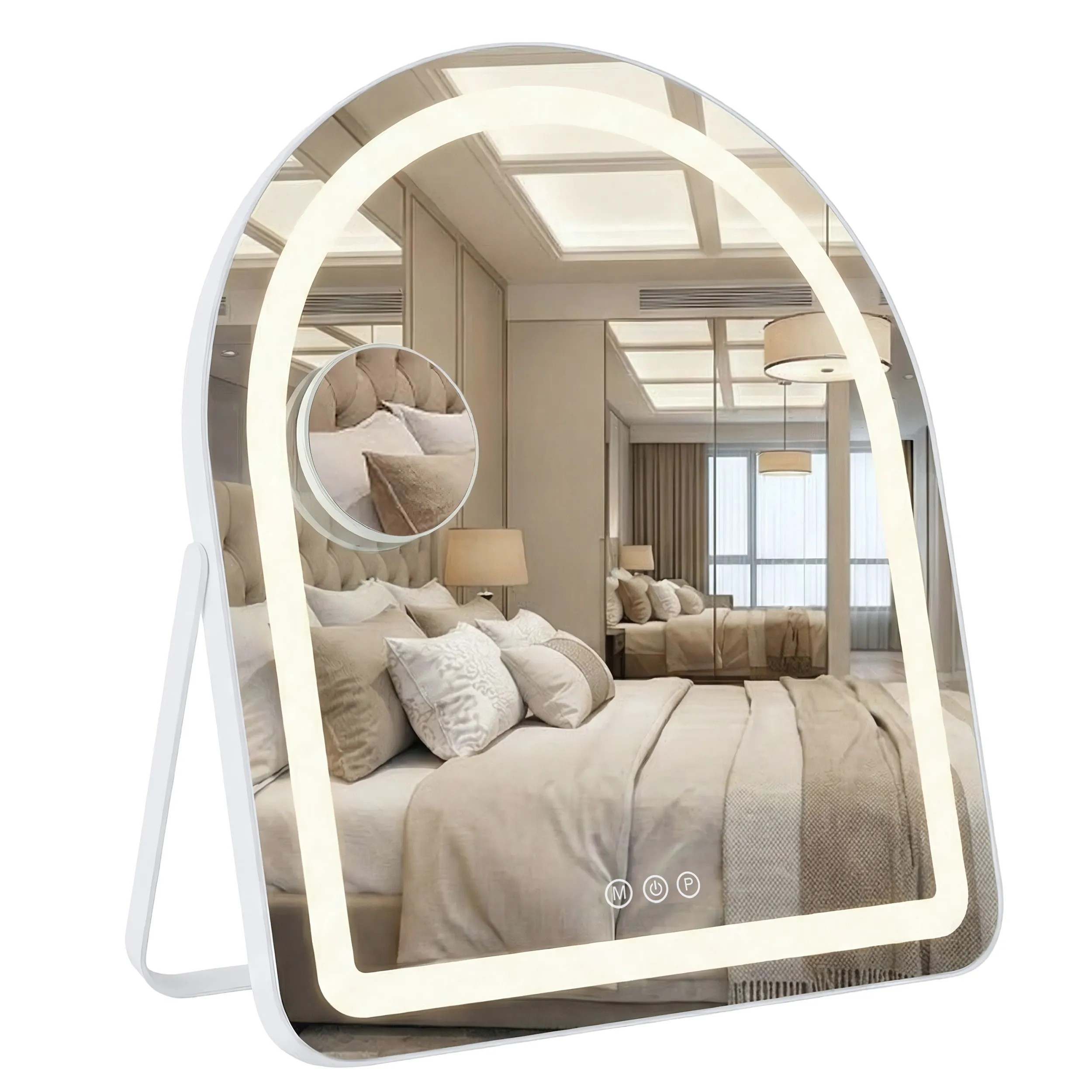 REA spegel GLAM 40X45 LED Vit 3x40x45cm
