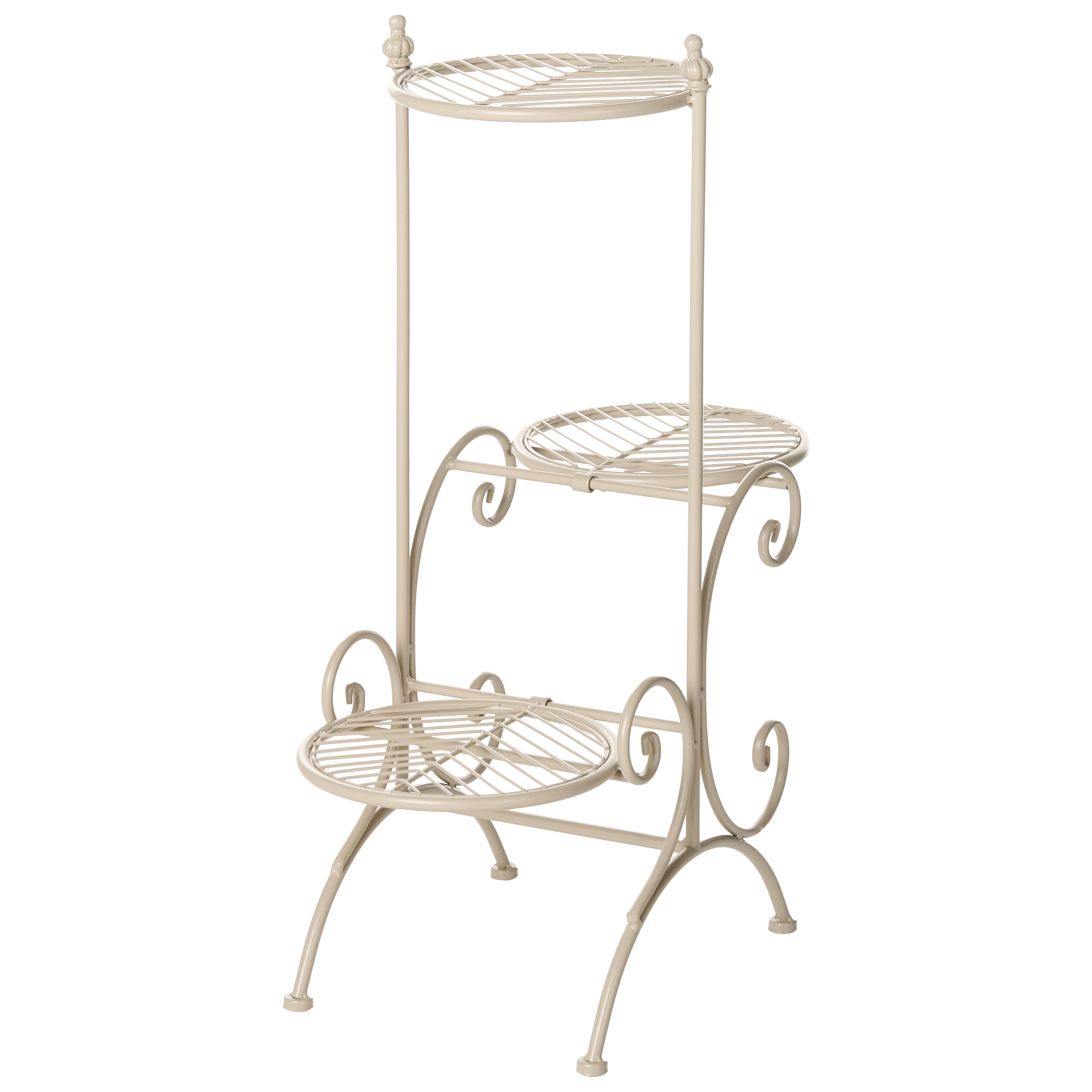 Växtställ ASAGAO 26 cm Metall Beige