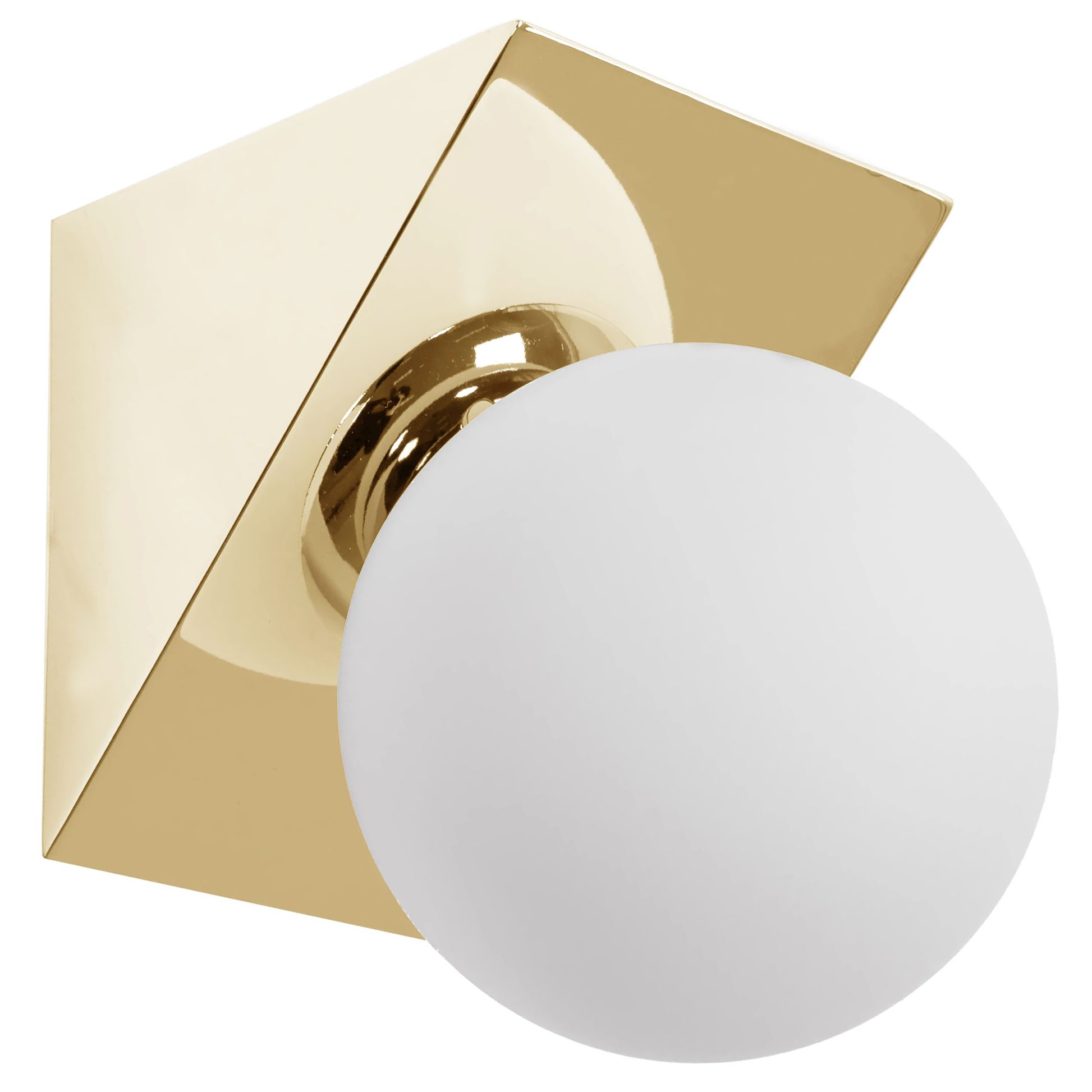 Toolight Vägglampa APP1226-1W Guld 16,5x12x18cm