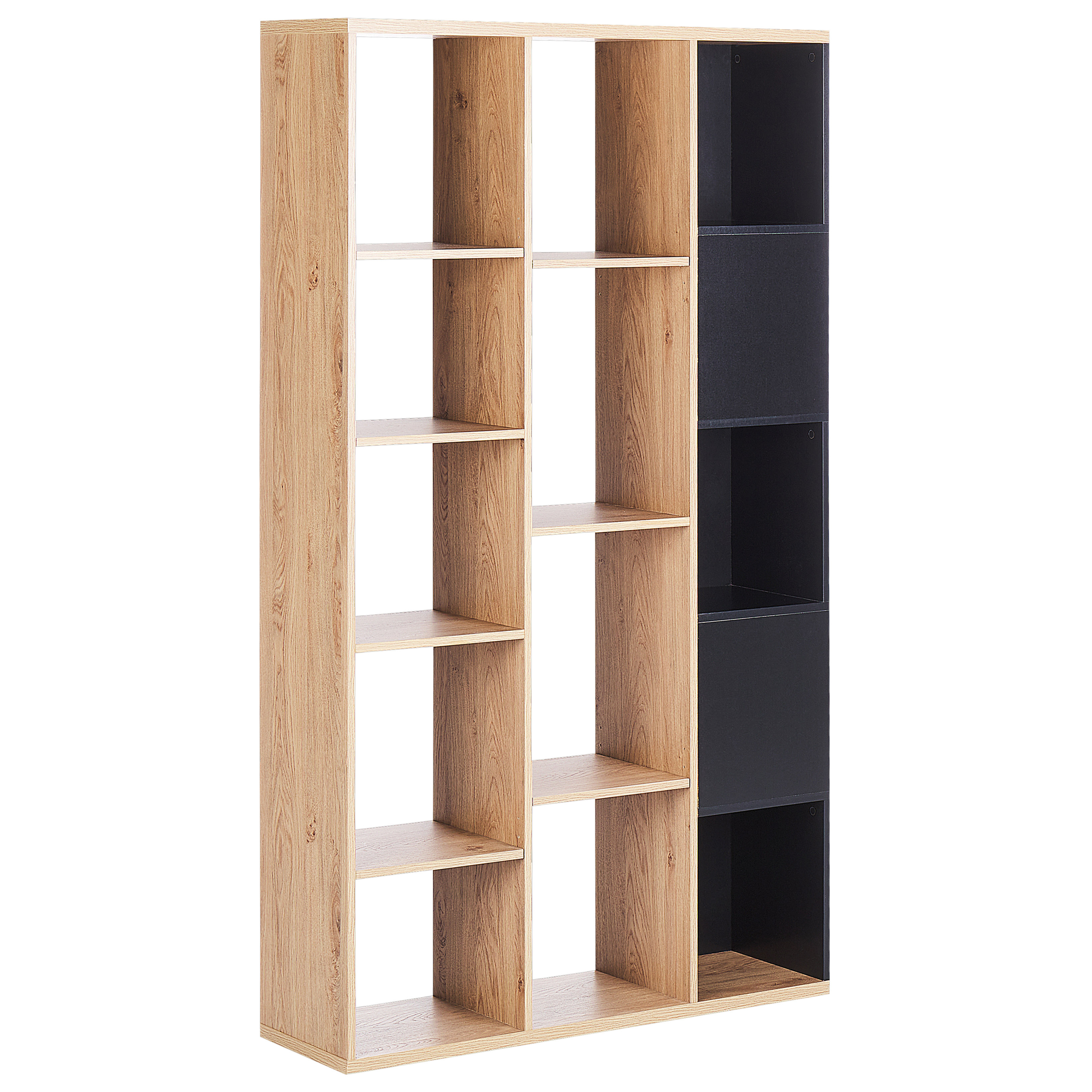 Bokhylla BANGOR 175 cm Brun/ Svart
