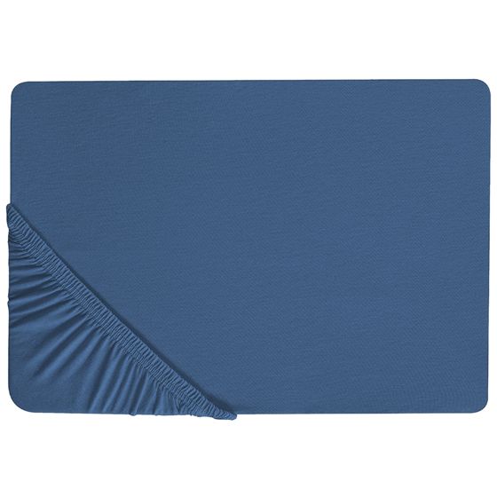 Dra-på-lakan JANBU 90 x 200 cm Bomull Marinblå