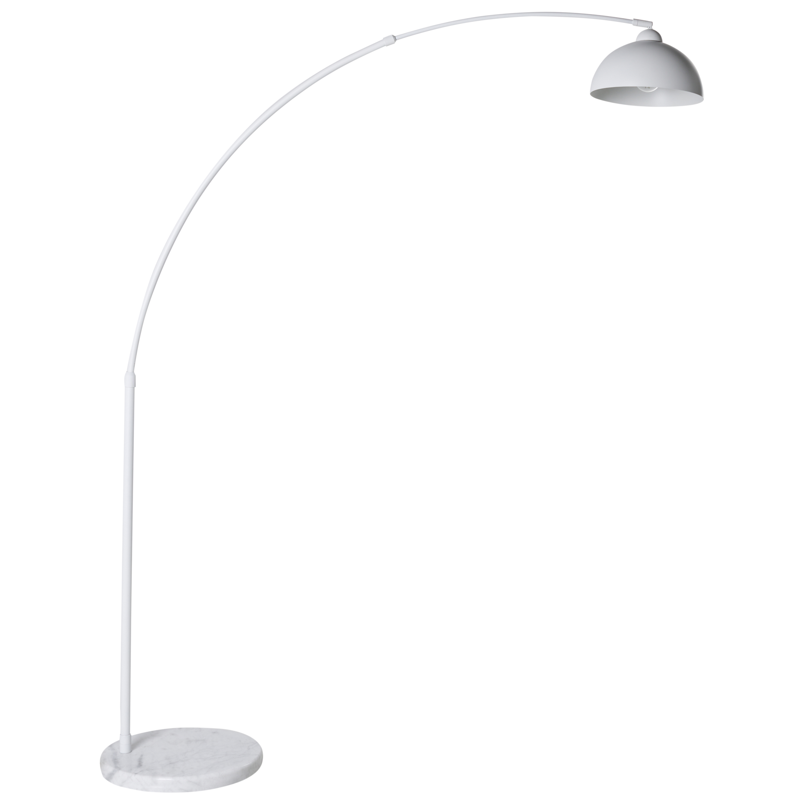 Golvlampa CAGAYAN Metall Vit