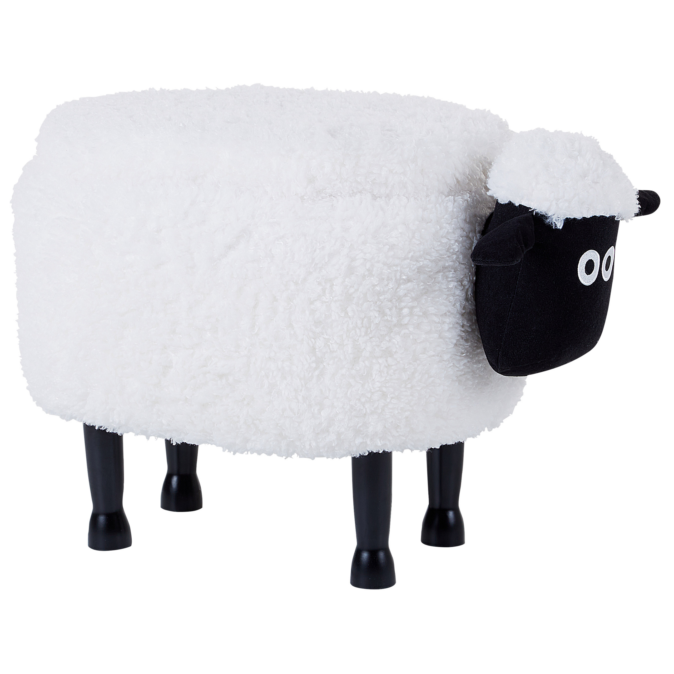 Djurpuff med förvaring SHEEP Får Vit