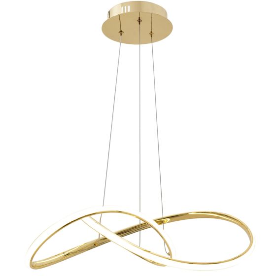 TOOLIGHT hängande taklampa LED APP1601-CP Guld 56x55x16cm