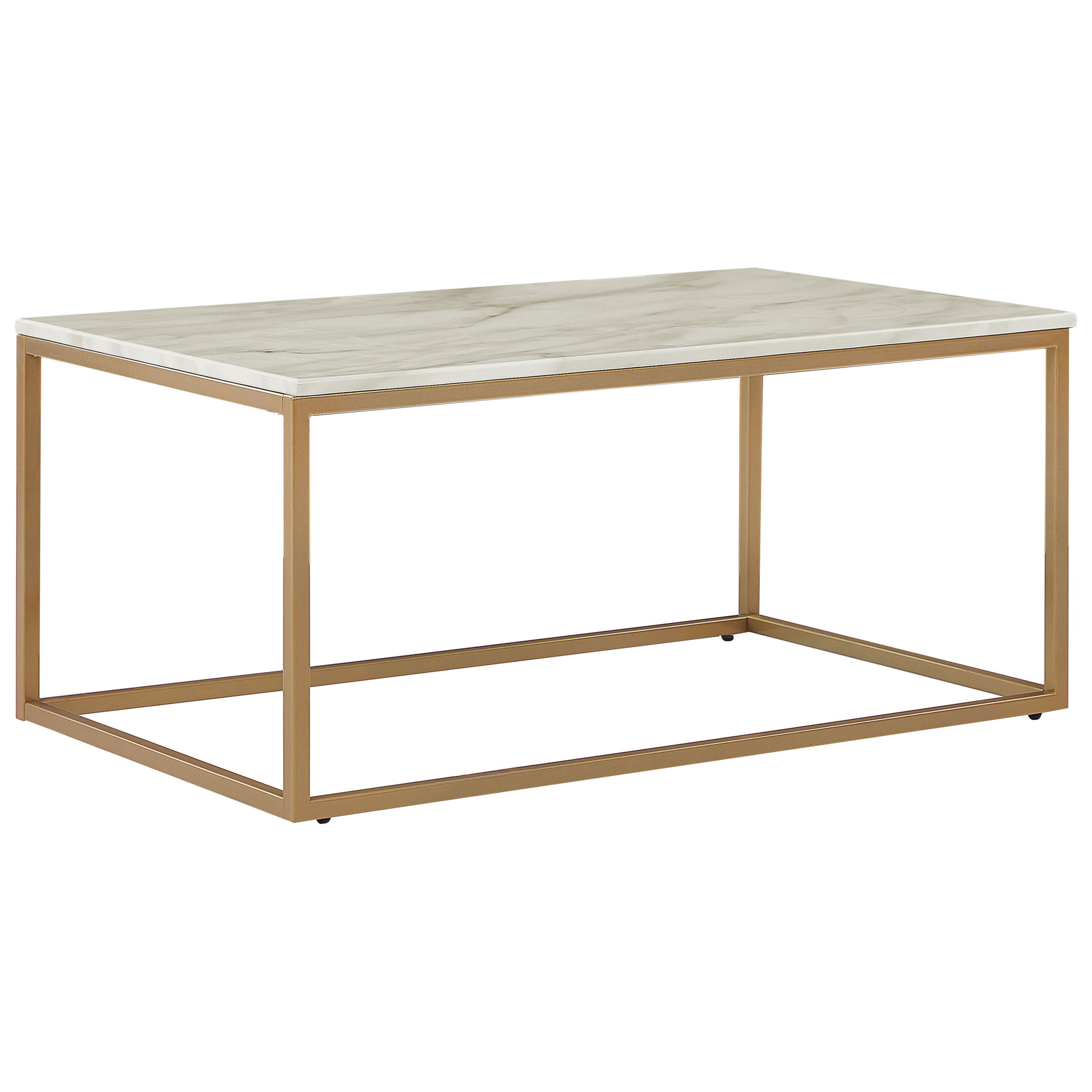 Soffbord DELANO Marmor/ Guld