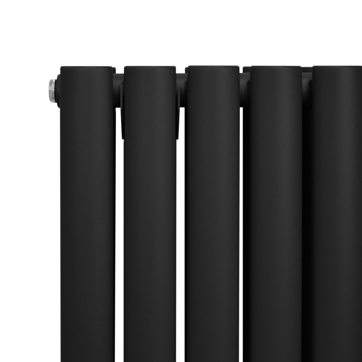 Oval kolumnradiator – 1600 mm x 600 mm – Svart