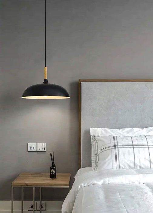 TOOLIGHT hängande taklampa APP178-1CP ANZO Svart 45x45x26cm