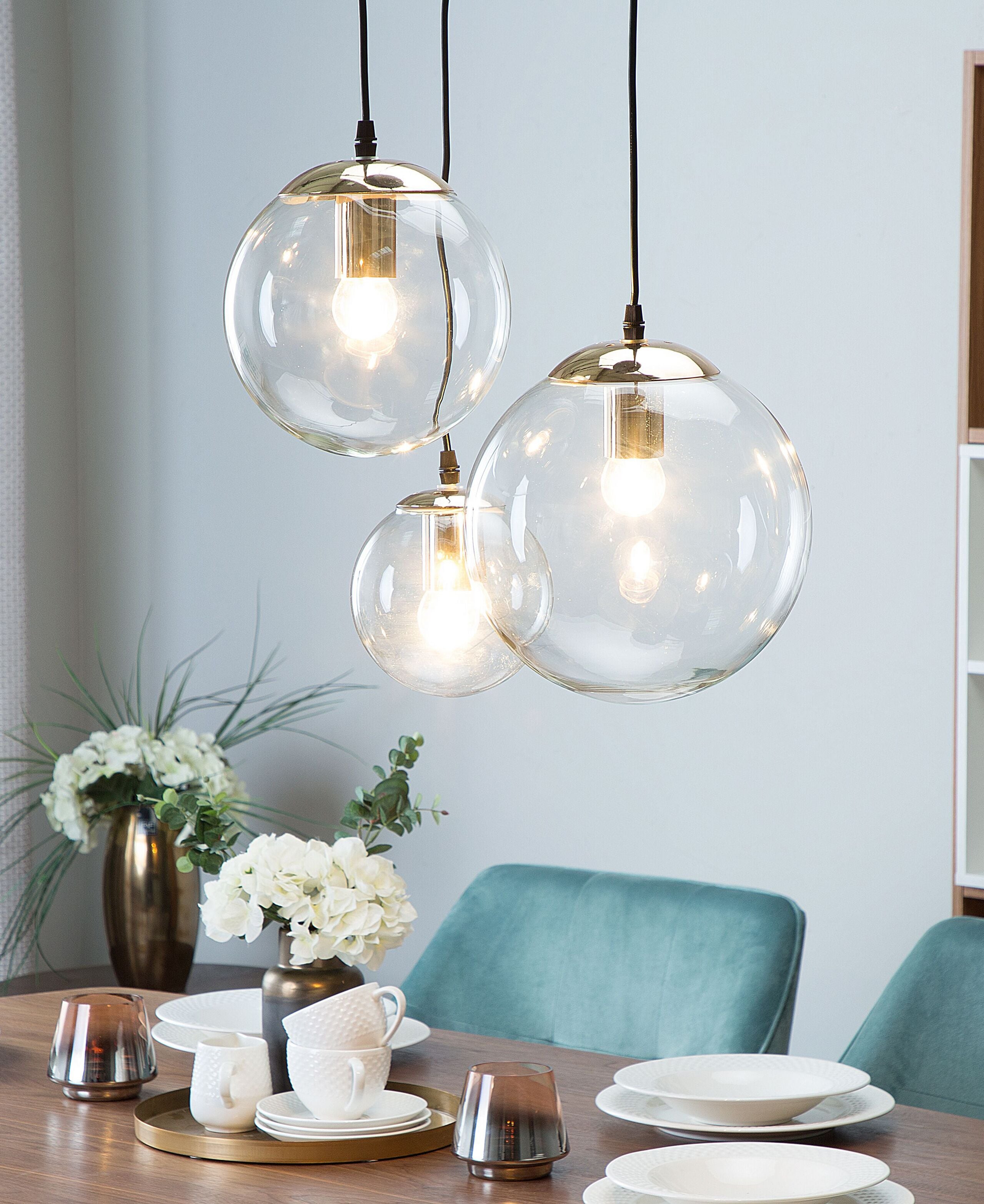 Pendellampa LADON Glas Transparent