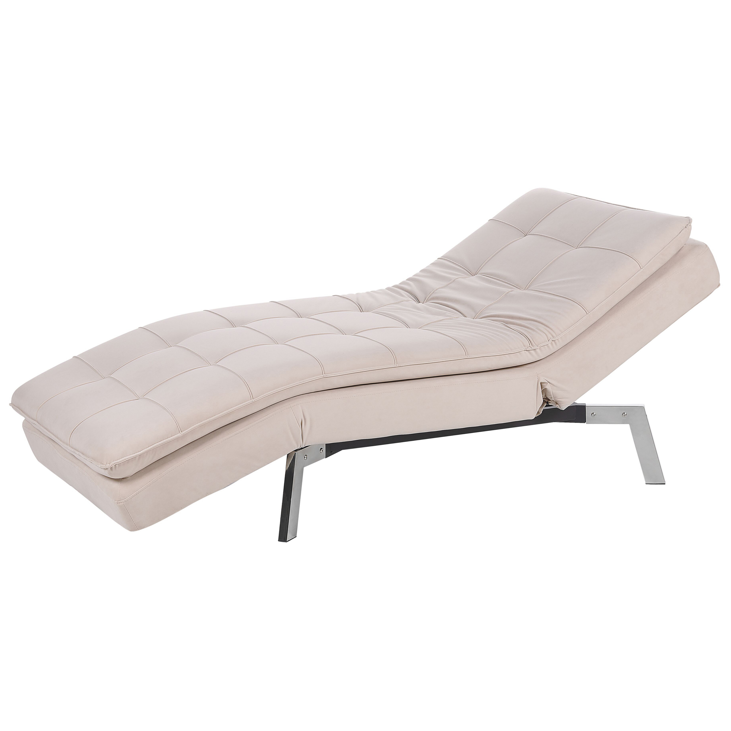 Schäslong LOIRET Sammet Beige