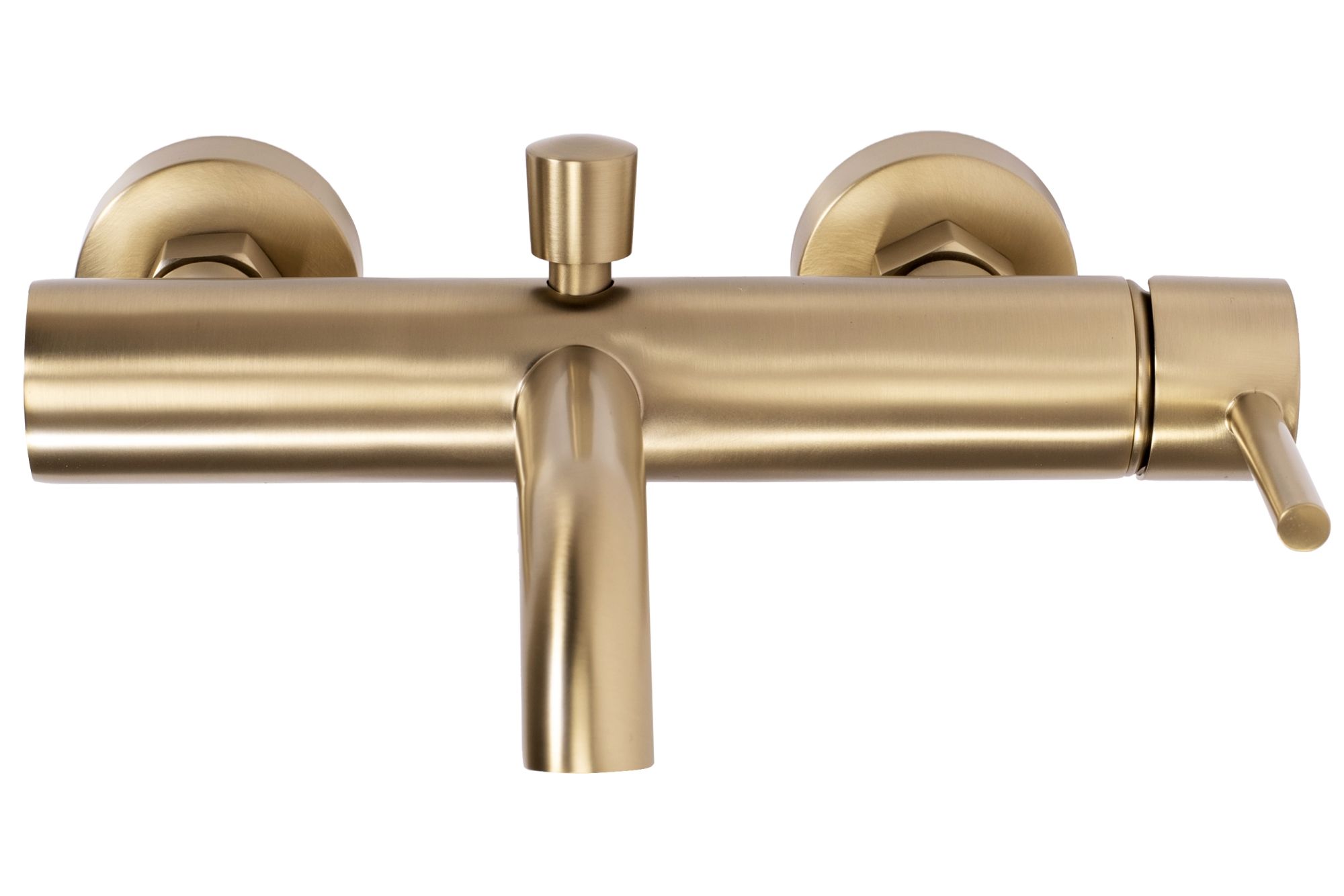 REA Badkarsblandare LUNGO Borstat Guld, 19x25x4,5cm