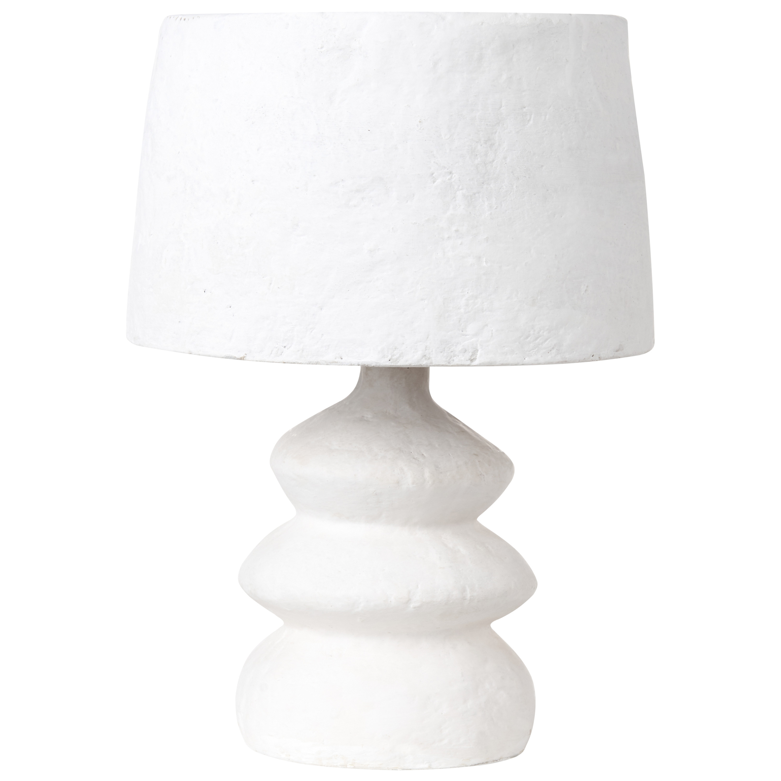 Bordslampa ARAPEY Papier-mâché Vit