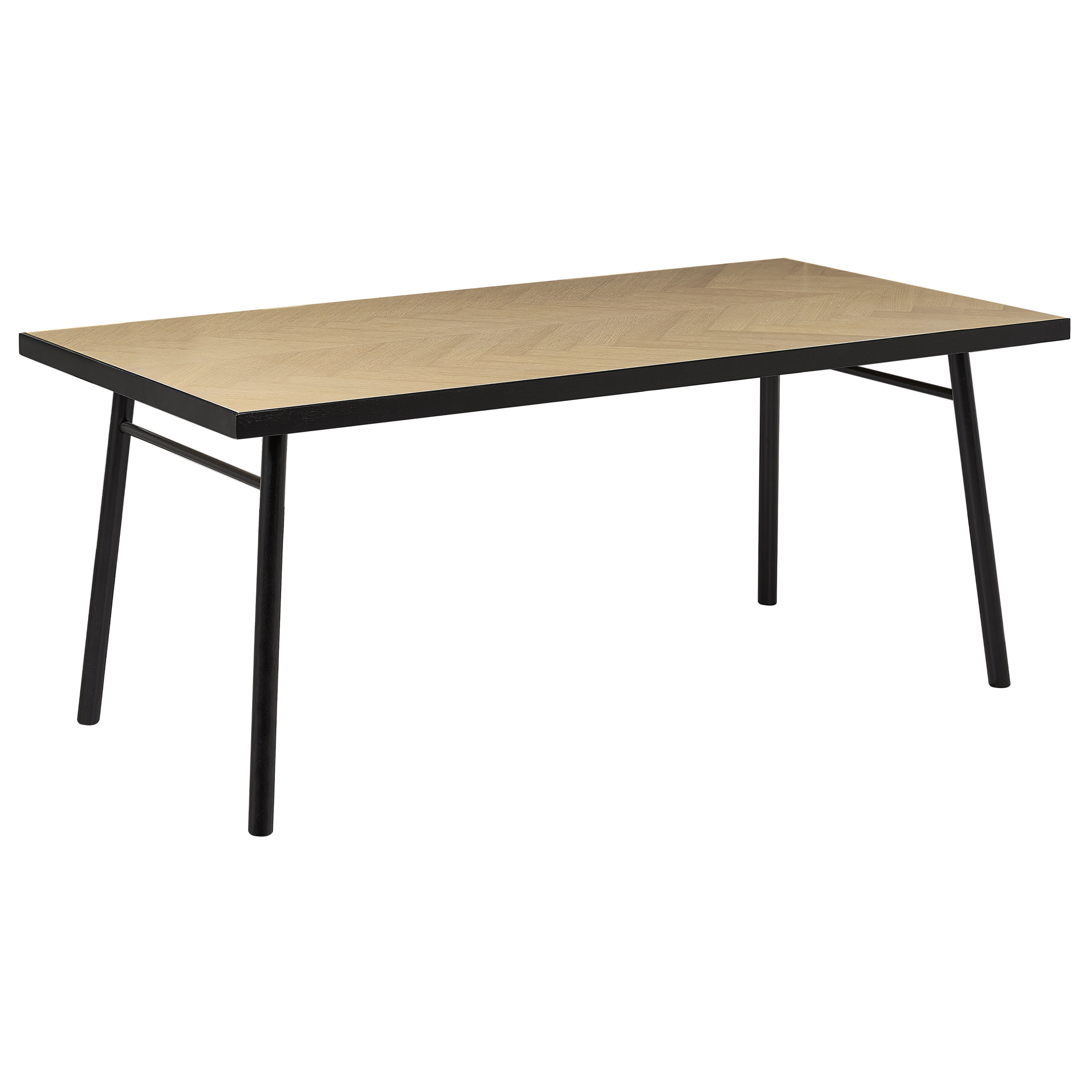 Matbord IVORIE Ljus askfanér 180 cm 90 cm