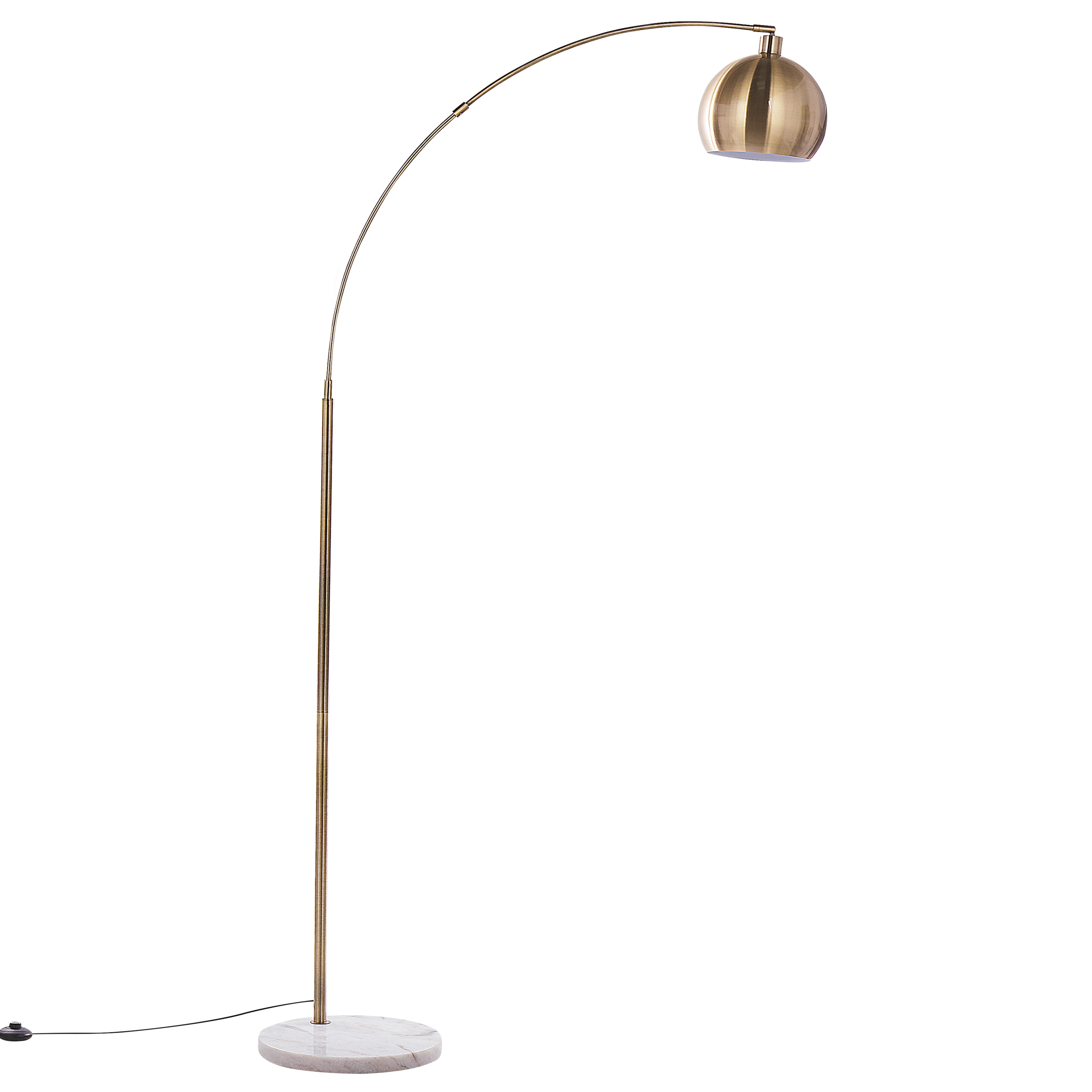 Golvlampa PAROO Metall Mässing