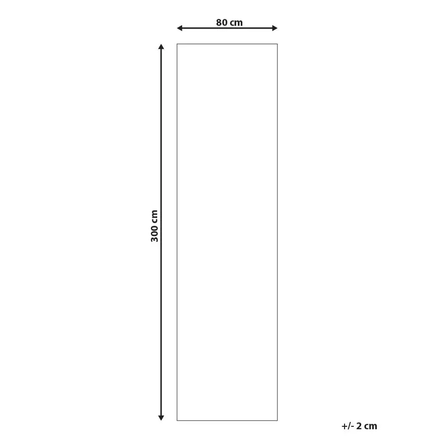 Matta ARAPGIR Flerfärgad 80 x 300 cm