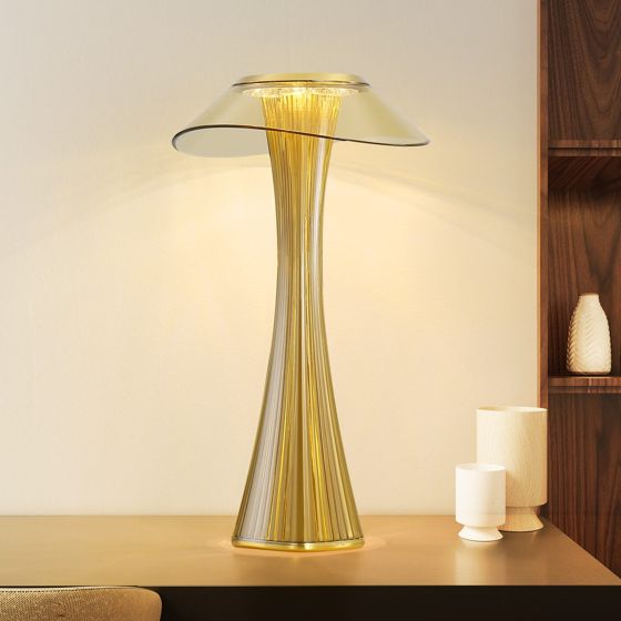 NETTLIFE modern, dimbar, USB - LED - sänglampa, med 3 ljusstyrkenivåer, bordslampa