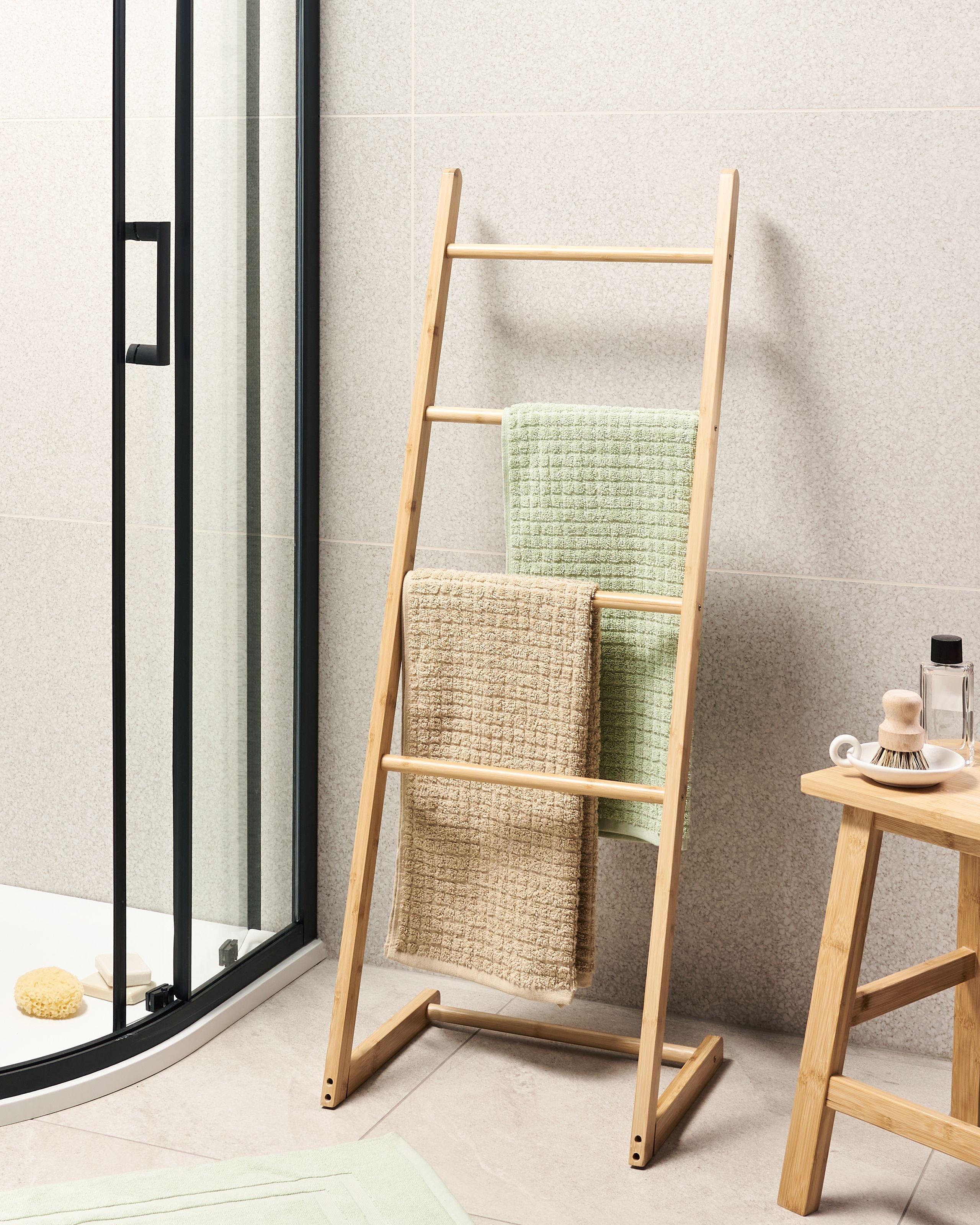 Handduksställ ZAPALLAR Bambu Ljusbrun
