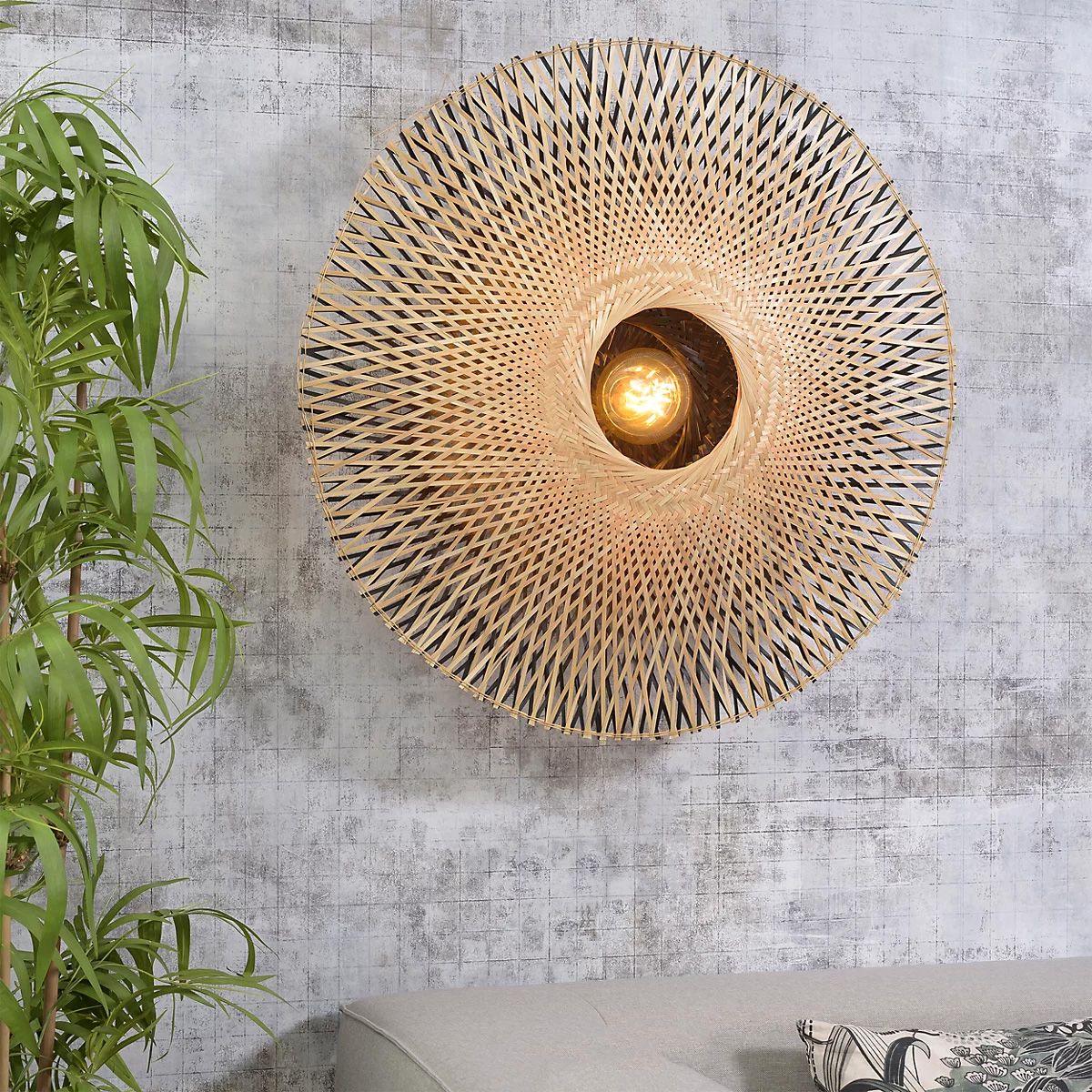 TOOLIGHT vägglampa APP1330-1W BOHO Beige 18x55x55cm