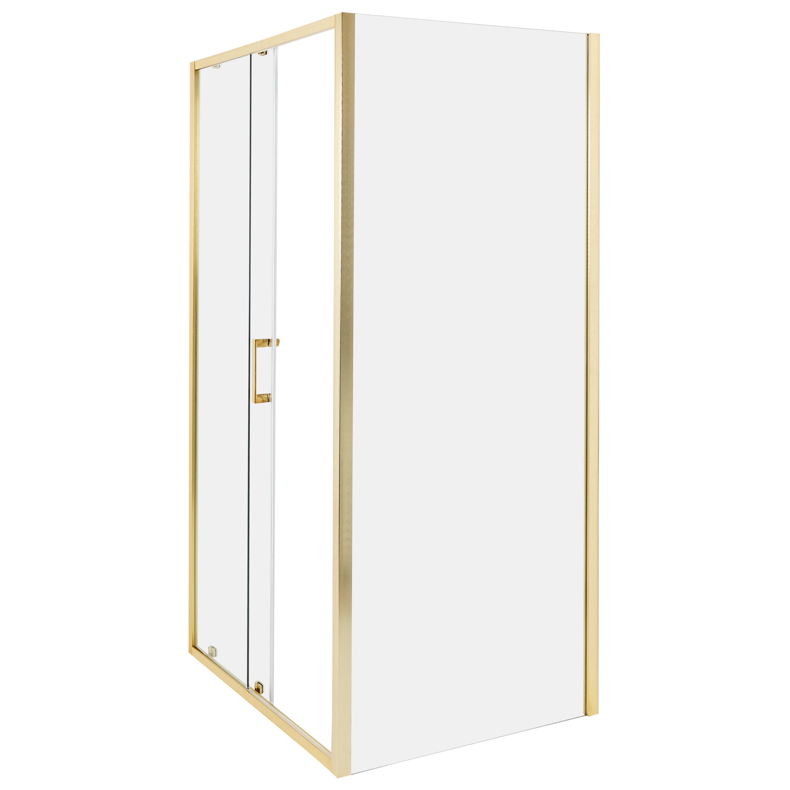Duschväggar YORO 800 x 1000 x 1850 mm Guld