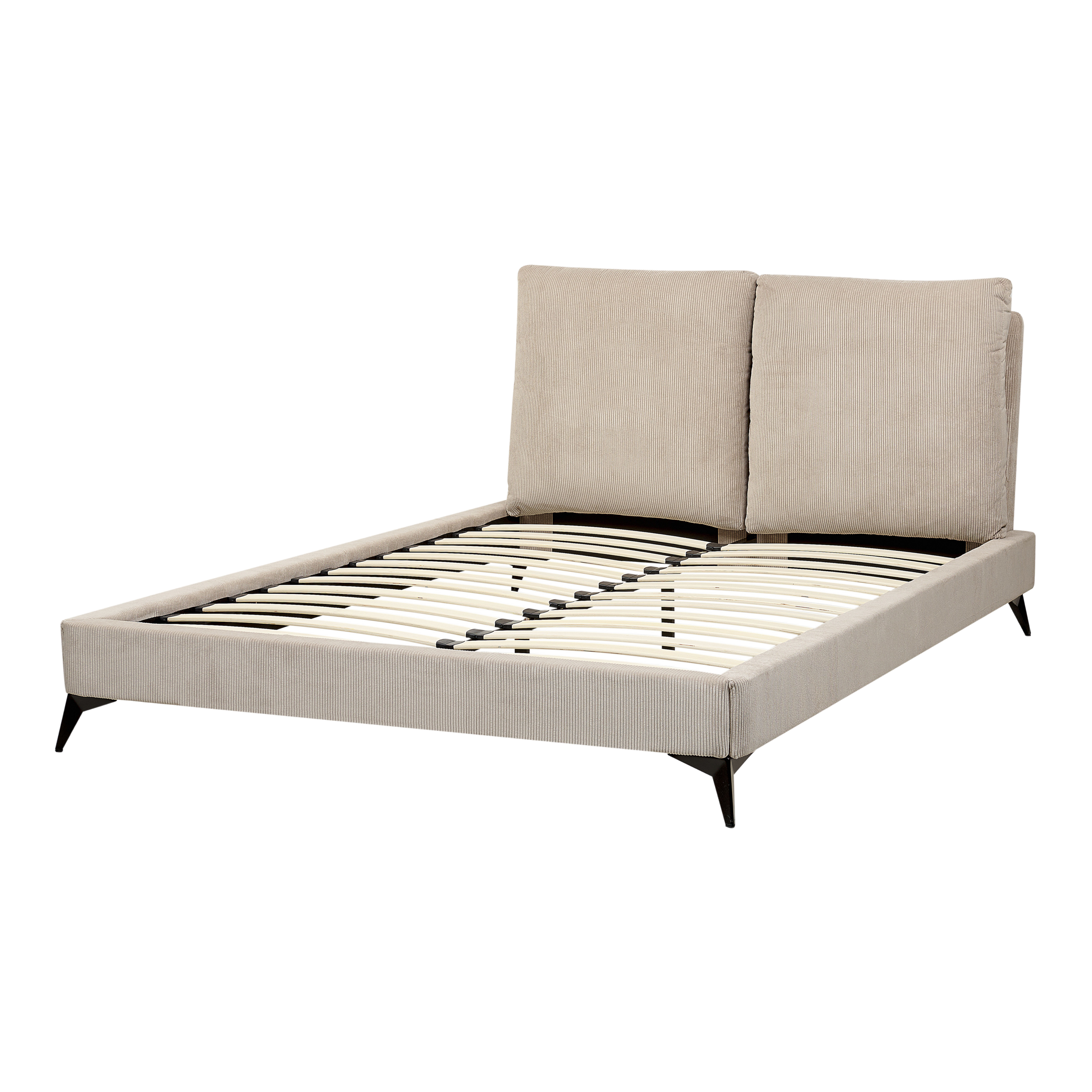 Säng med lamellram Manchester MELLE 140 x 200 cm Taupe