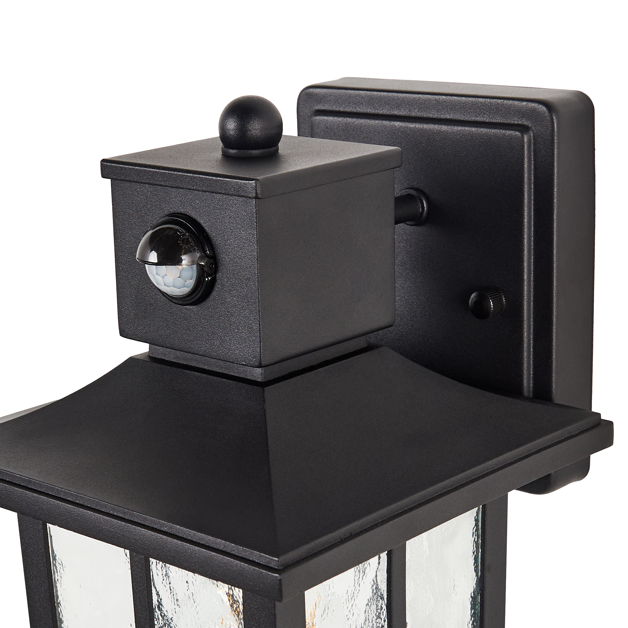 Vägglampa för utomhusbruk AZMAK med rörelsesensor Svart