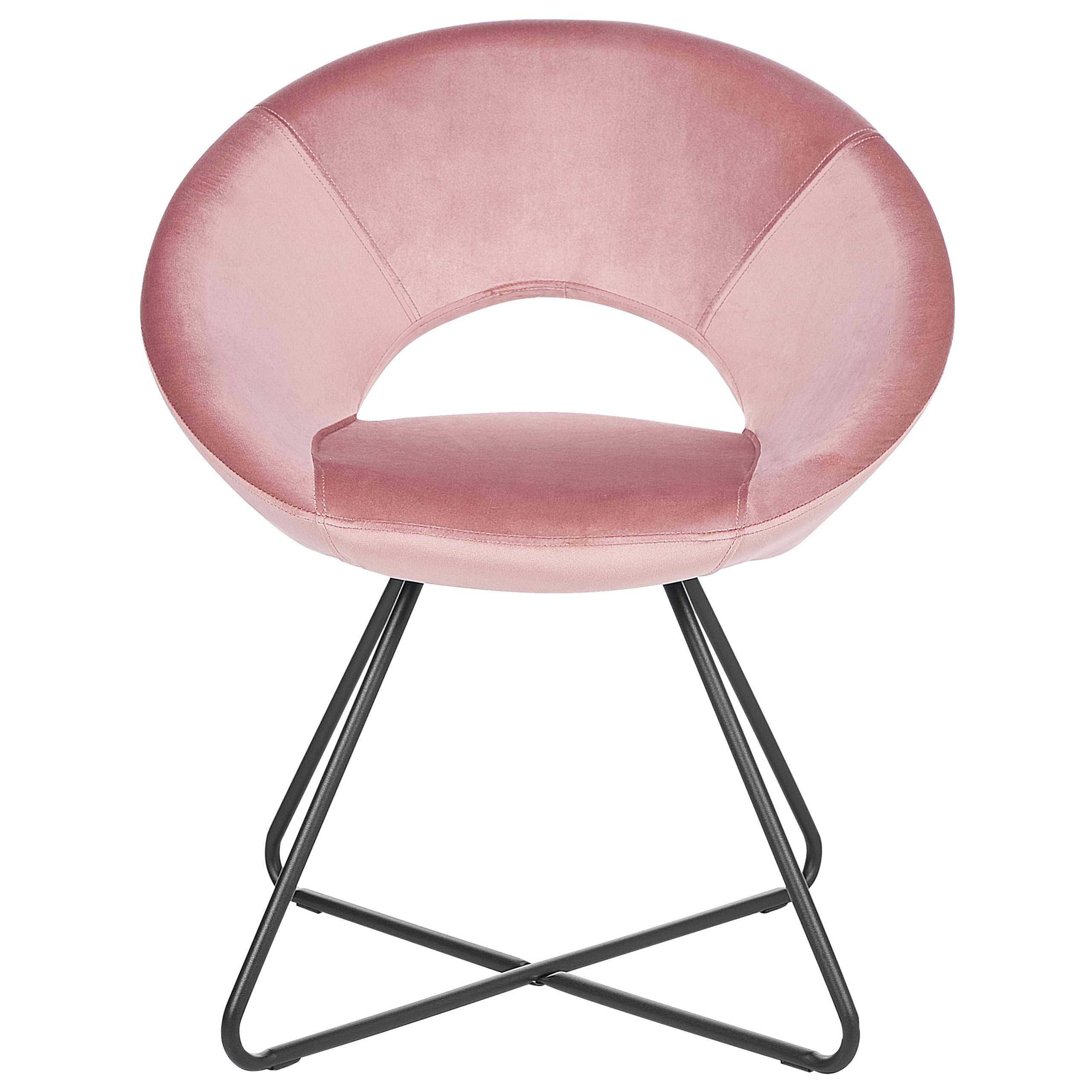 Matstol RACHEL Sammet Rosa