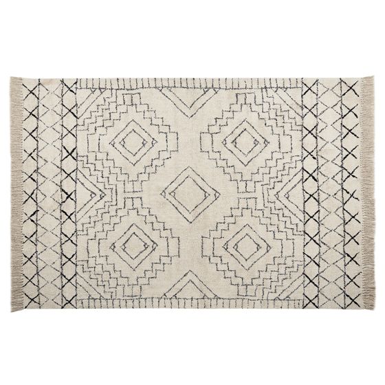 Matta ZEYNE Beige 140 x 200 cm Bomull