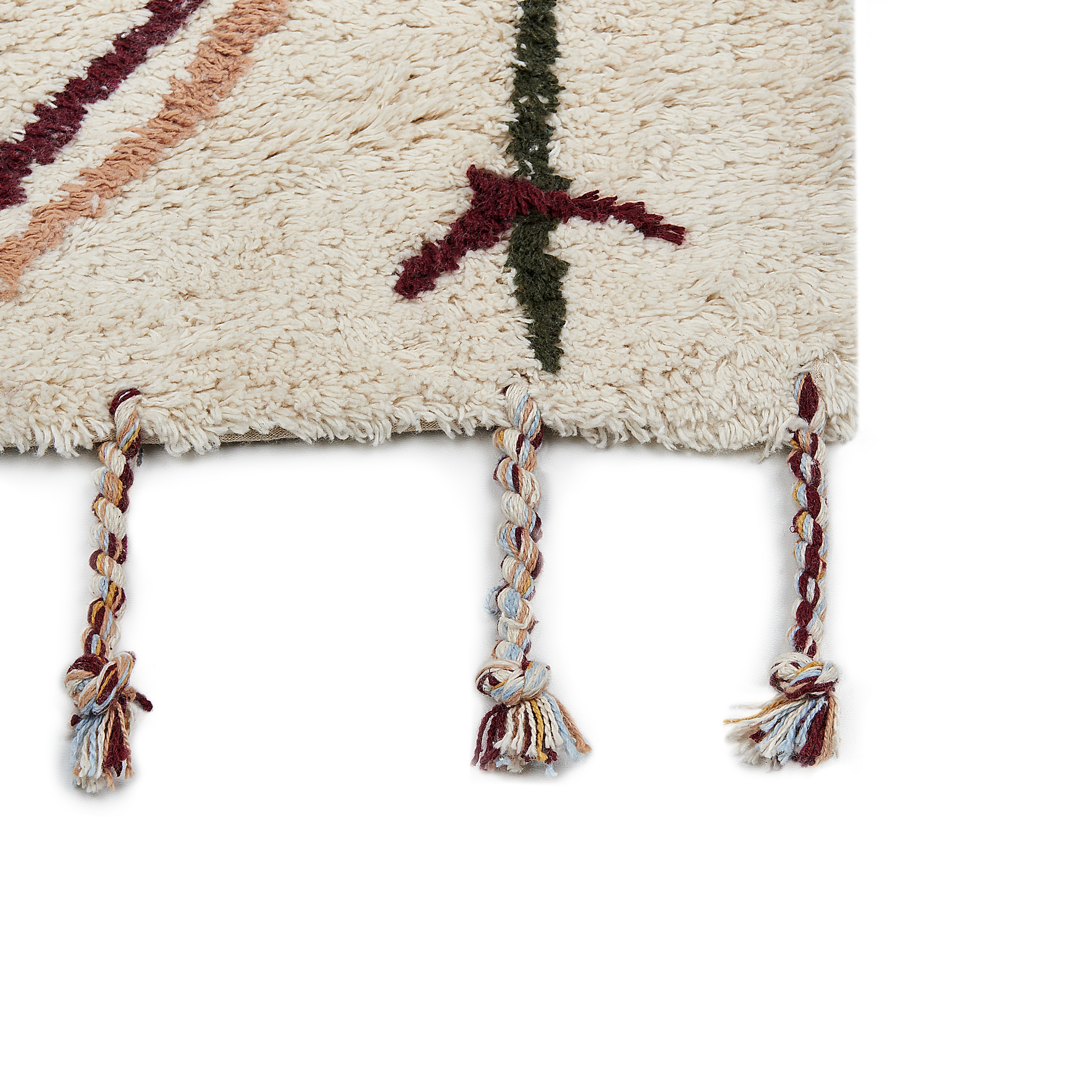 Matta CORUM Beige 80 x 150 cm Bomull