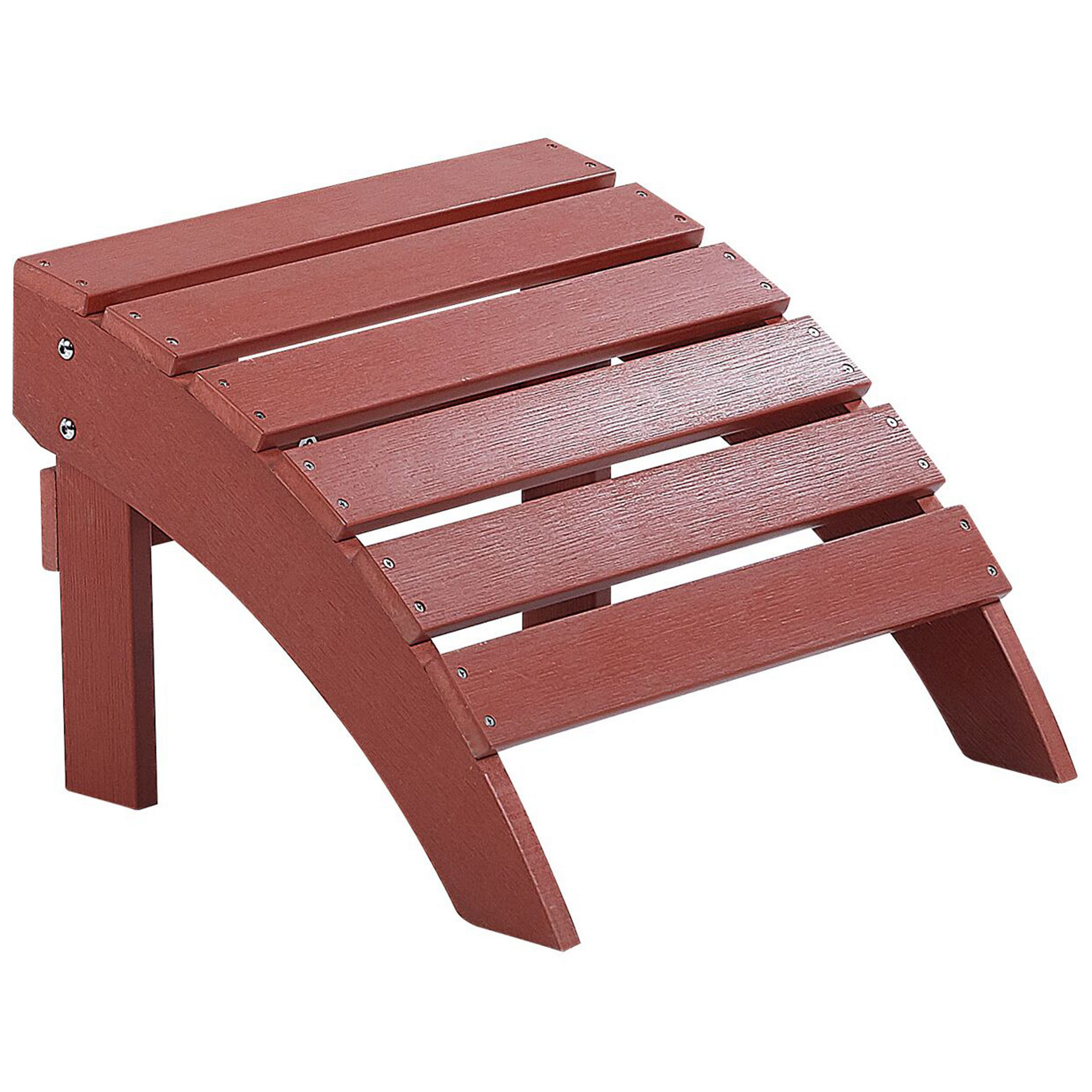 Trädgårdsfotpall ADIRONDACK Röd