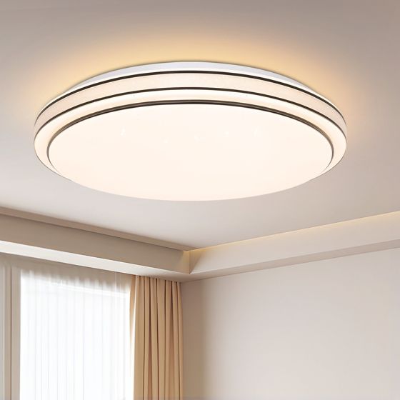 NETTLIFE LED - taklampa, för sovrum - diameter, 27 cm, stjärnhimmelslampa 12W varmvit lampa, modern