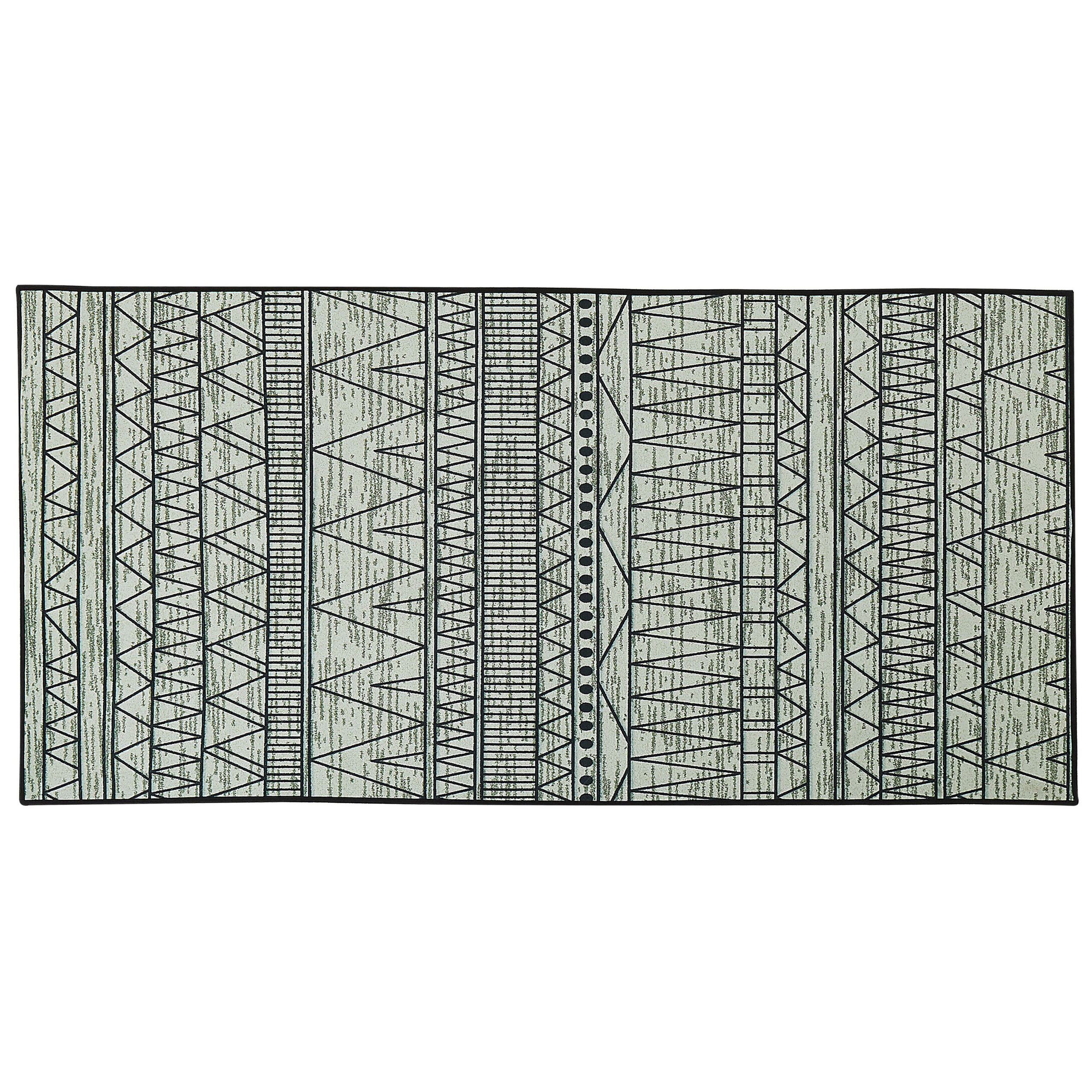 Matta KEBAN Svart 80 x 150 cm