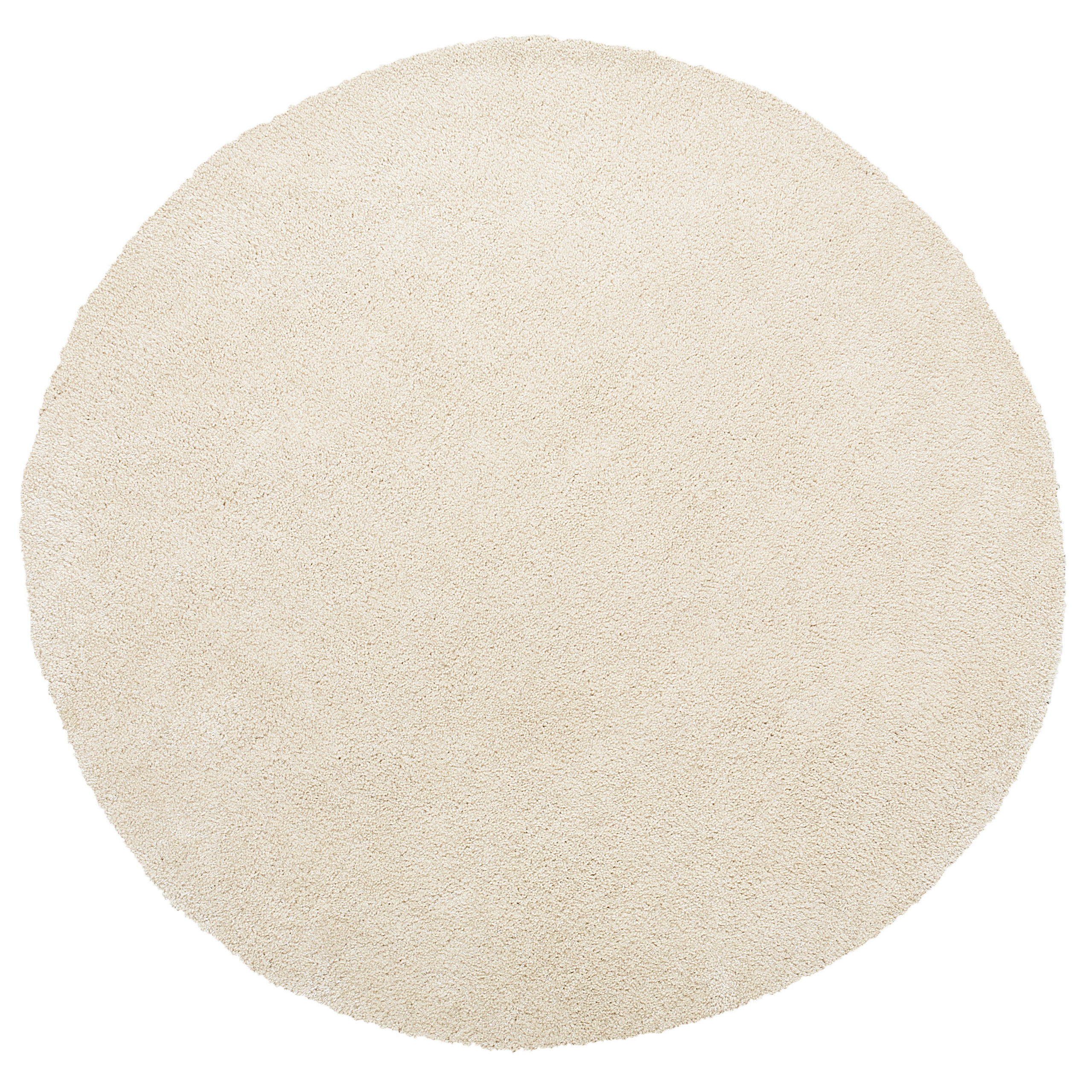 Matta med lång lugg DEMRE Beige ø 140 cm
