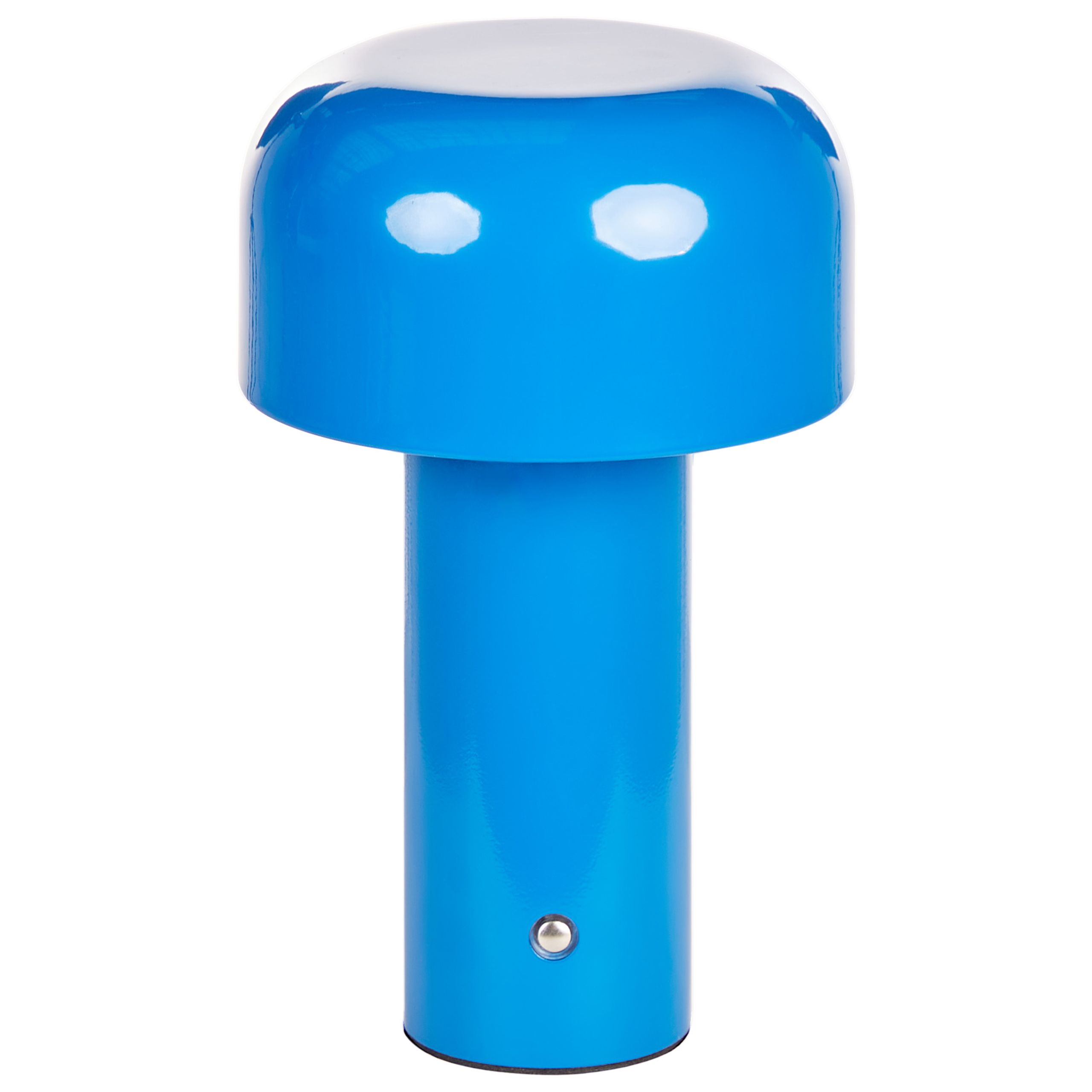 Trådlös LED-bordslampa BESOS med dimmer Metall Blå