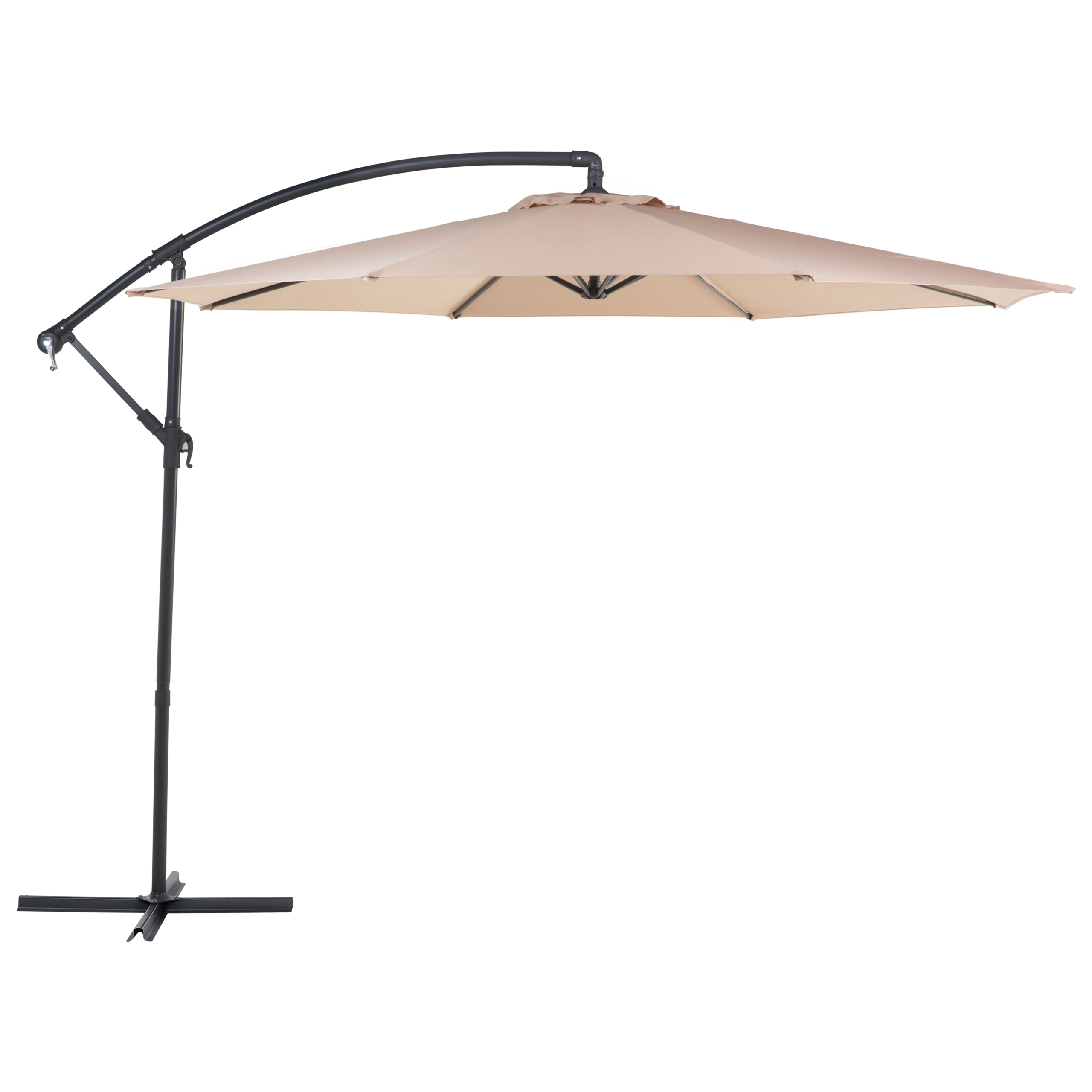 Frihängande parasoll 300 cm RAVENNA Beige