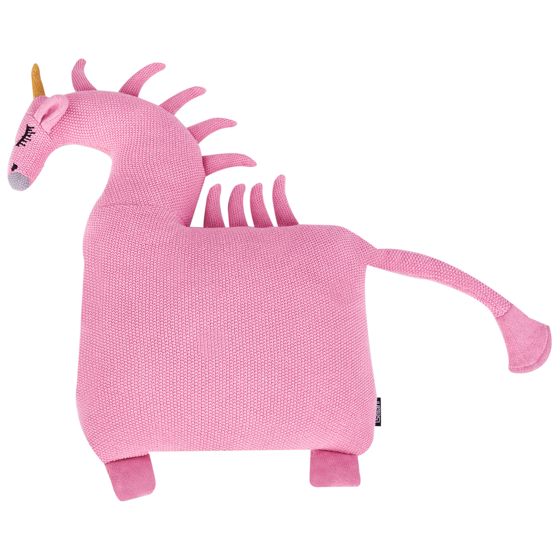 Set med 2 prydnadskuddar LAMMI 45 x 45 cm Bomull Enhörning Rosa