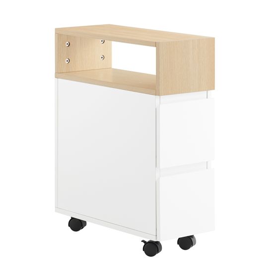 SoBuy Nattduksbord Soffbord Sidobord Sängbord FBT155-WN