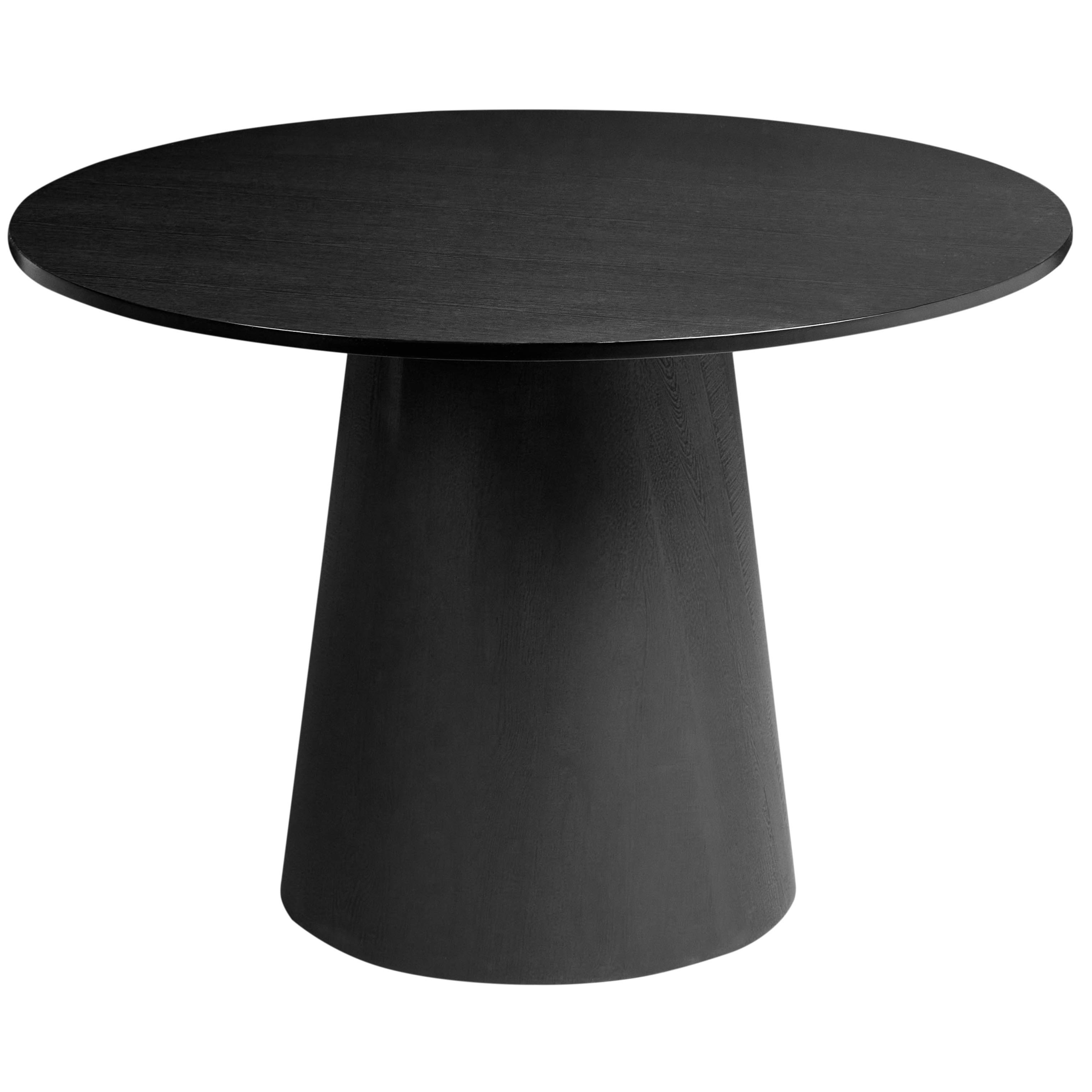Matbord OYEN Svart 120 cm 120 cm