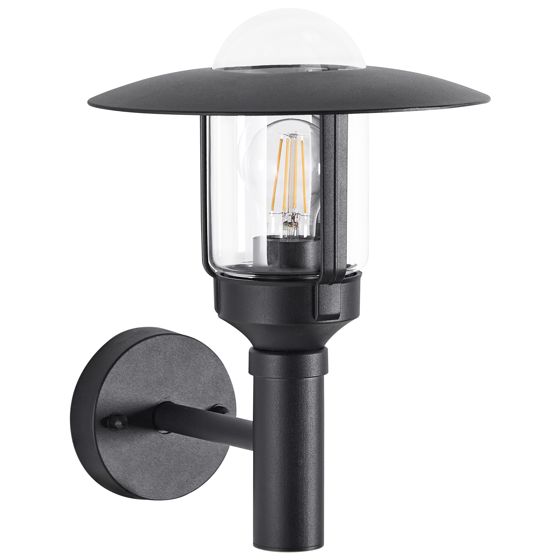 Vägglampa för utomhusbruk TIZU Svart