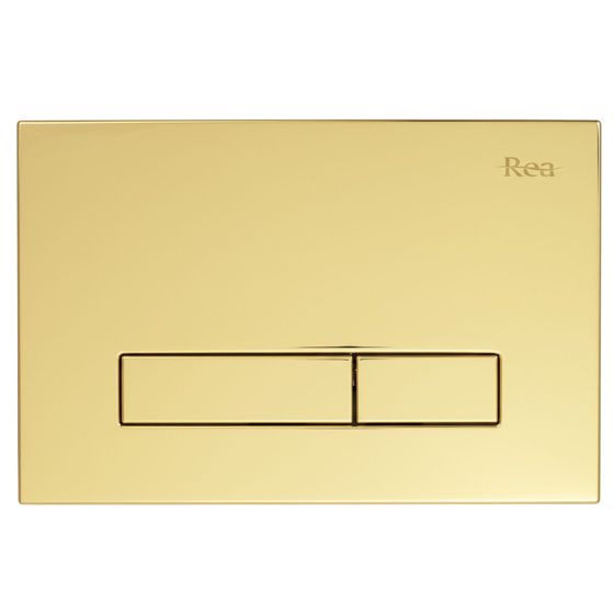 REA Spolknapp För Inbyggnadsfixtur K011A-Q Guld, 3,5x24,5x16cm