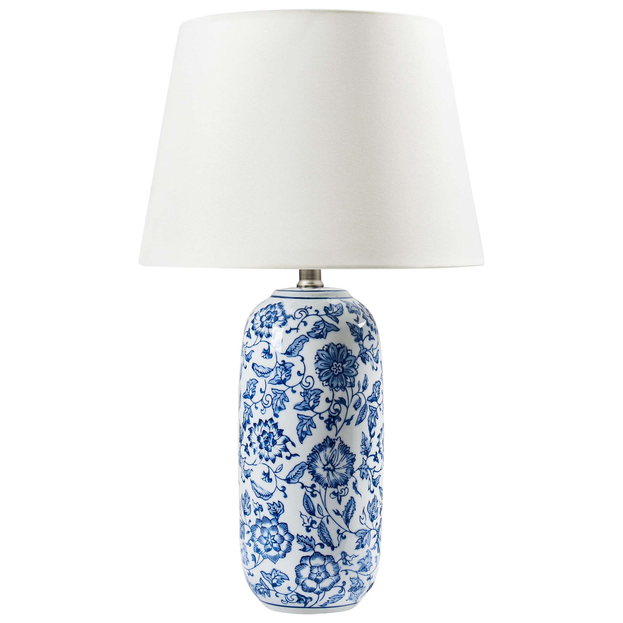 Bordslampa AIBONITO Porslin Vit/ Blå