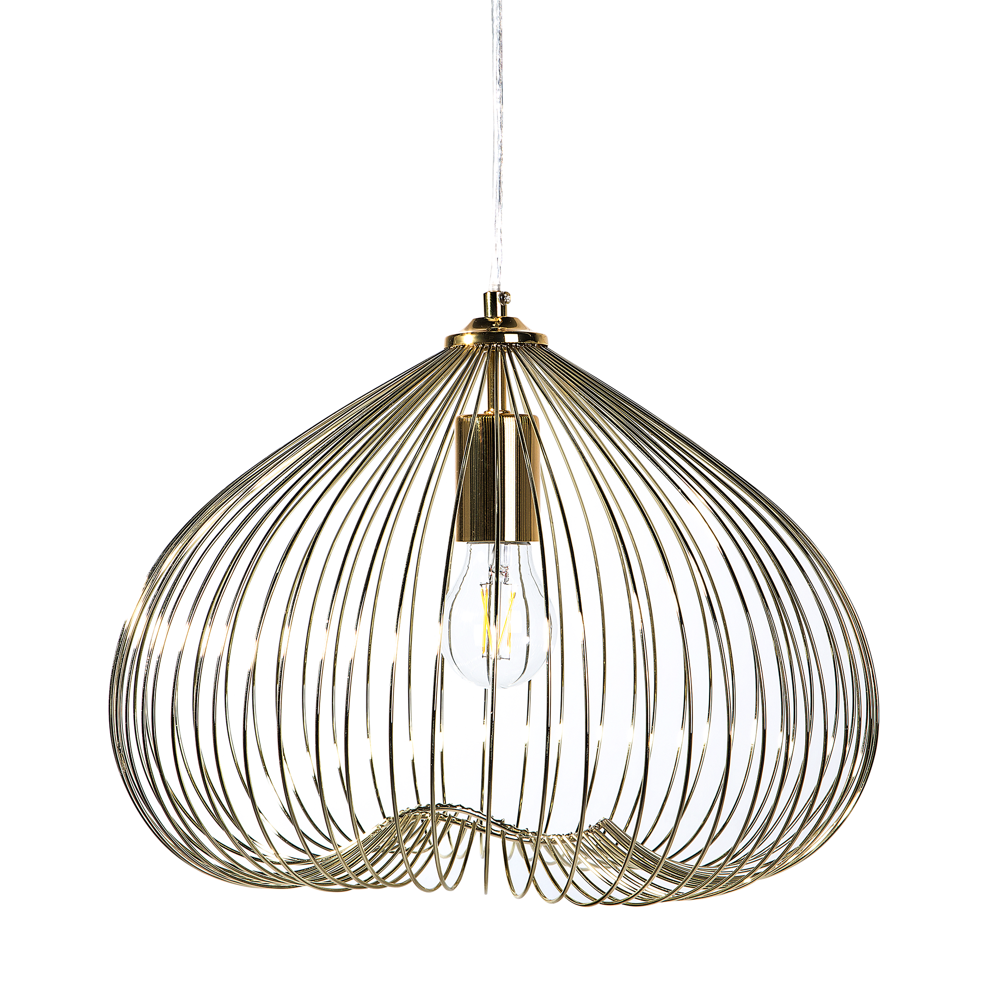 Pendellampa TORDINO Metall Guld