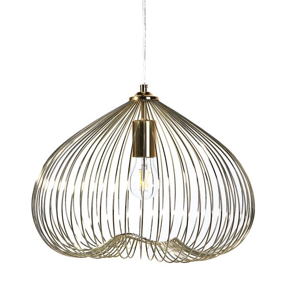 Pendellampa TORDINO Metall Guld